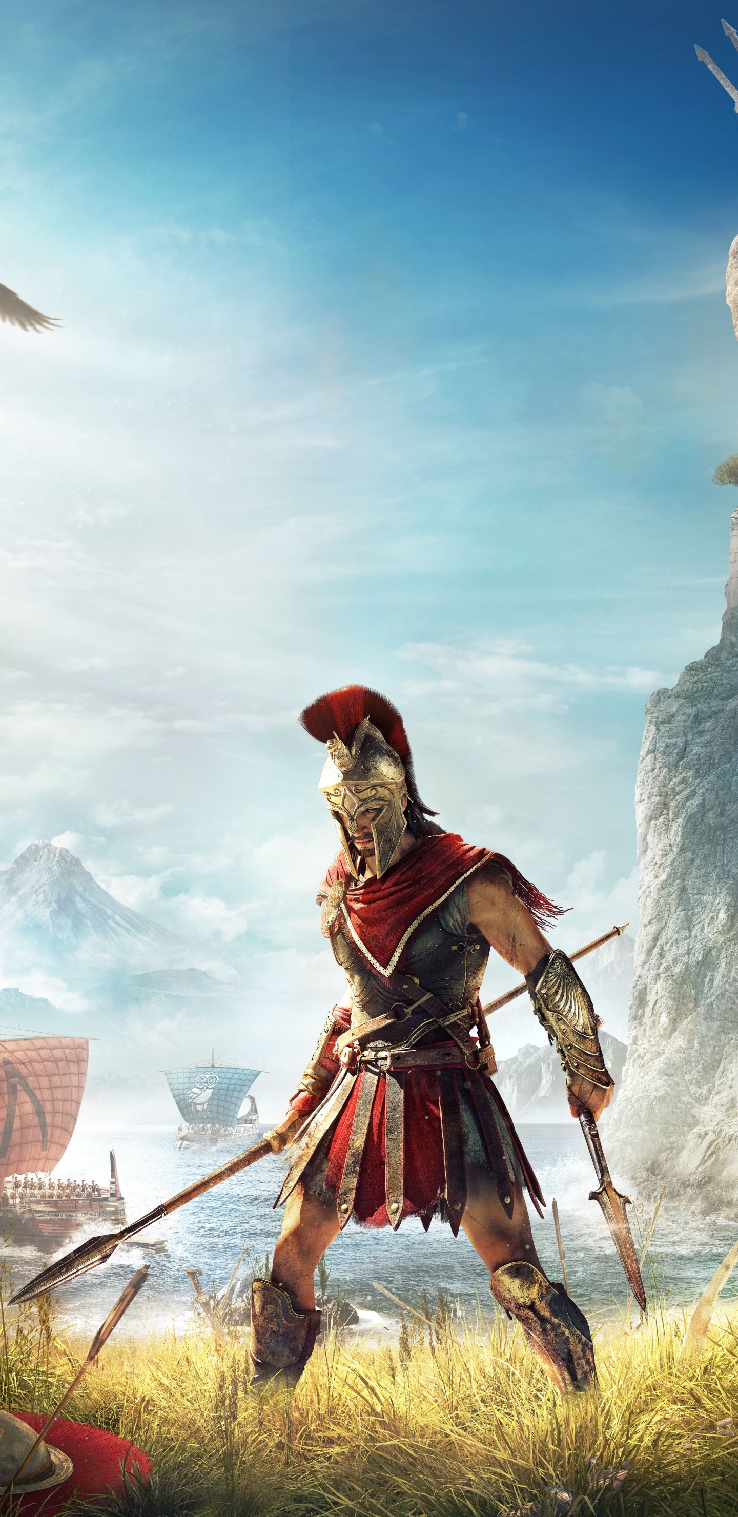 Video Game Assassins Creed Odyssey, 1440x2960, Phone HD Wallpaper