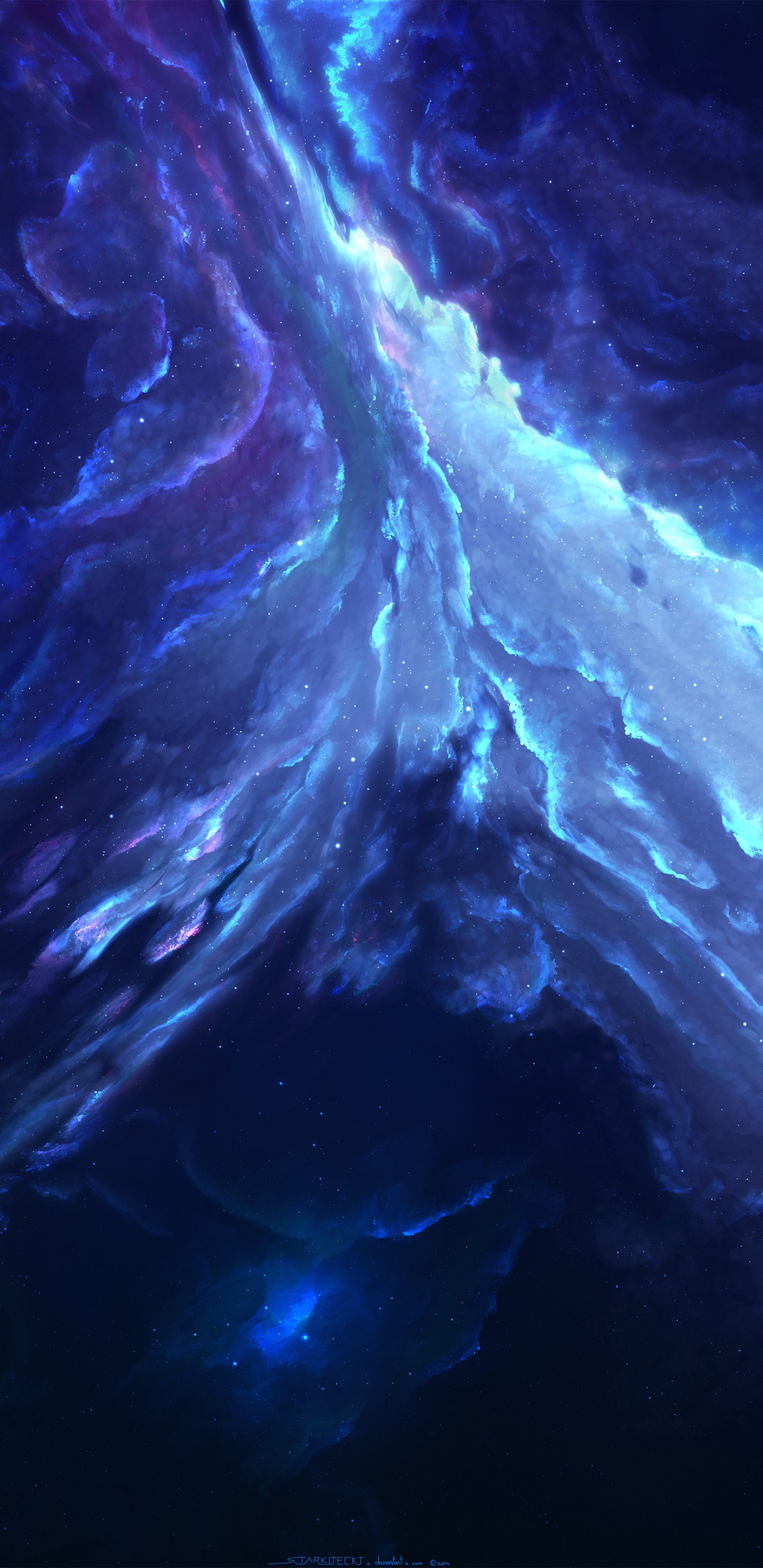 Sci Fi Nebula, Space, 1440x2960, Phone HD Wallpaper