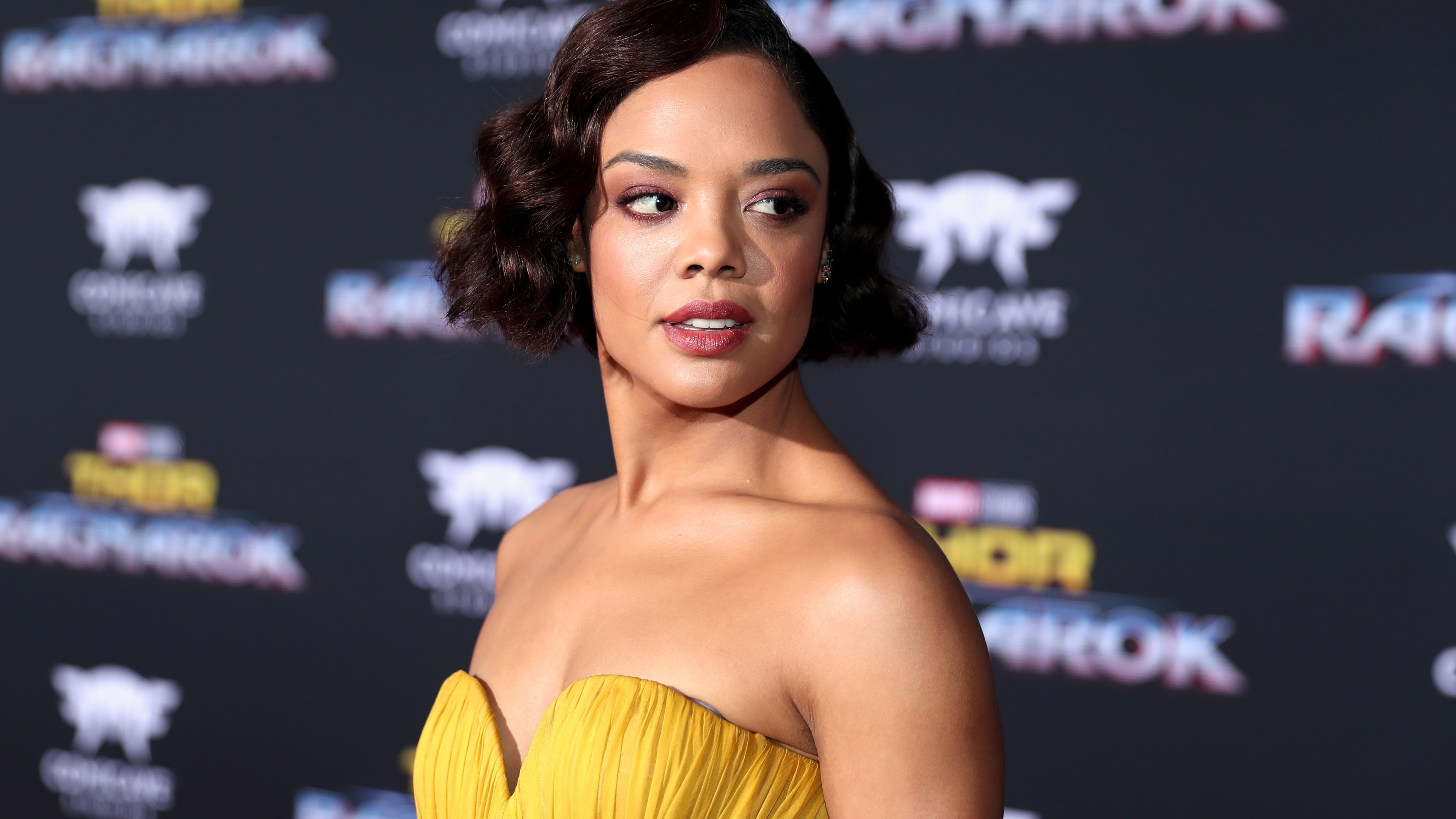 Tessa Thompson, photo, brunette, 4k, HD Wallpaper