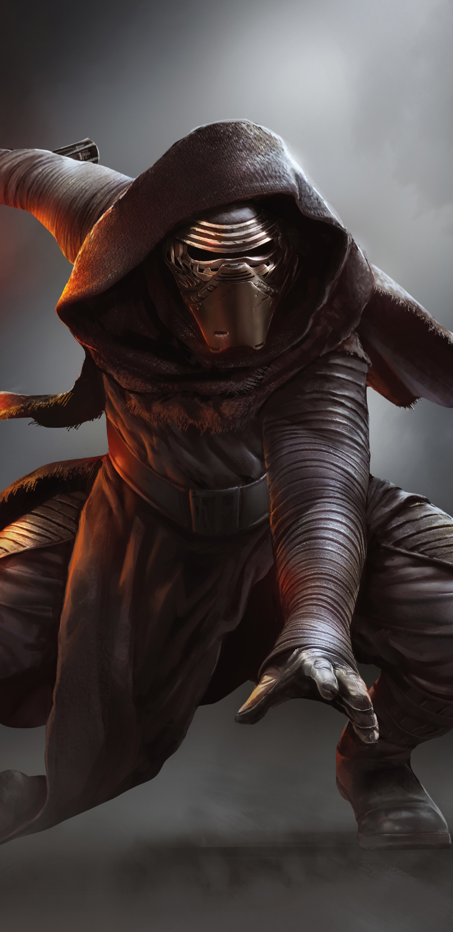 Movie Star Wars Episode VII: The Force Awakens, Star Wars, Lightsaber, Kylo Ren, 1440x2960, Phone HD Wallpaper
