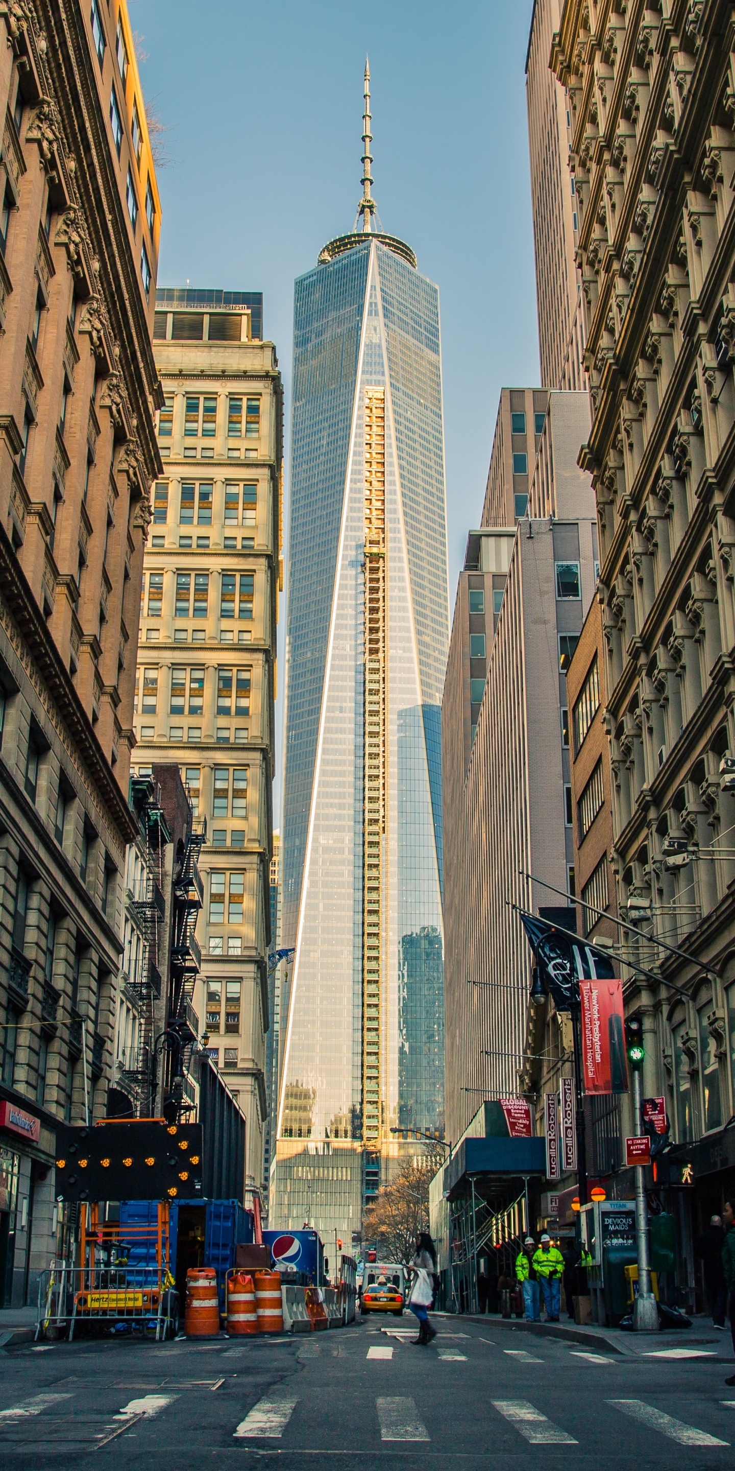 Man Made Manhattan, New York, Street, Building, 1440x2880, Phone HD Wallpaper