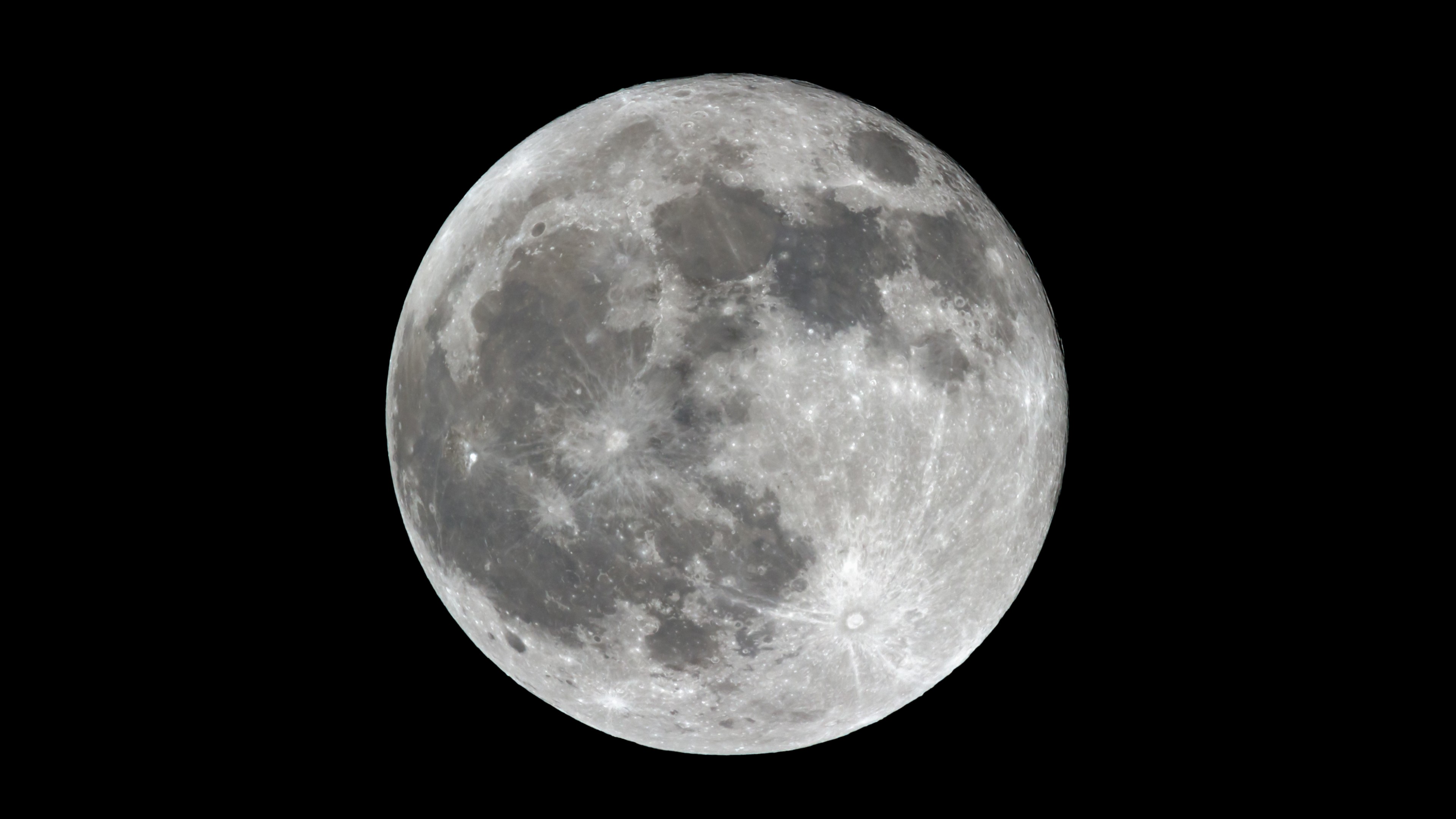 moon, planet, 4k, HD Wallpaper