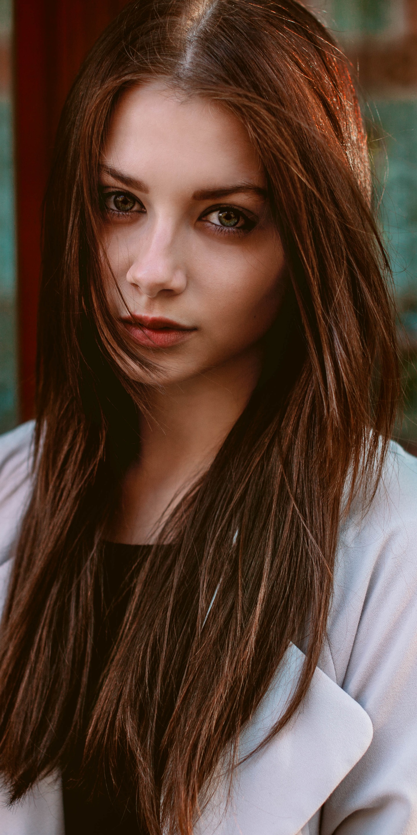Women Model, Brunette, Brown Eyes, 1440x2880, Phone HD Wallpaper