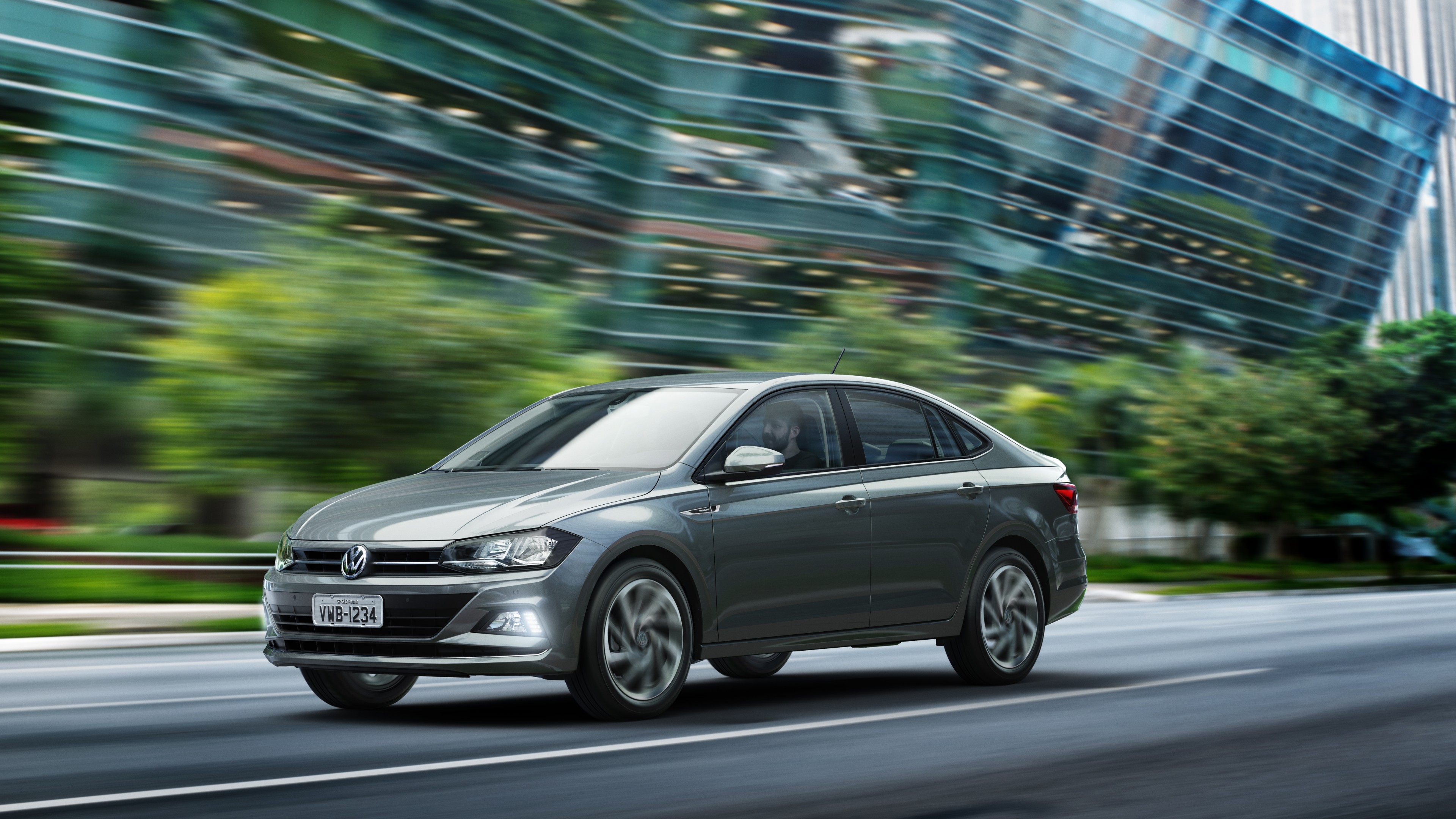 Volkswagen Virtus, 2018 Cars, 4K, HD Wallpaper