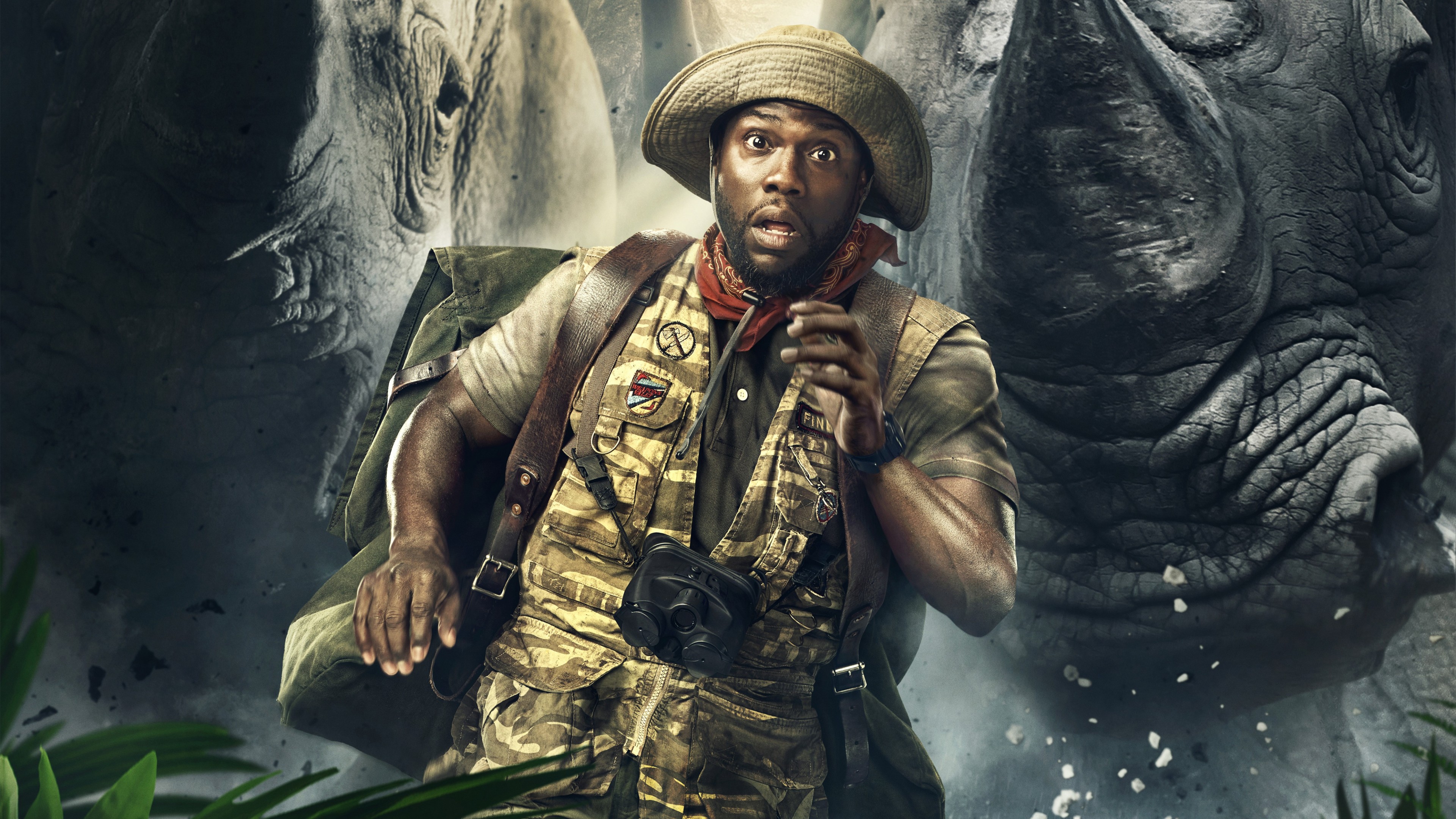 Jumanji: Welcome to the Jungle, Kevin Hart, 4K, HD Wallpaper