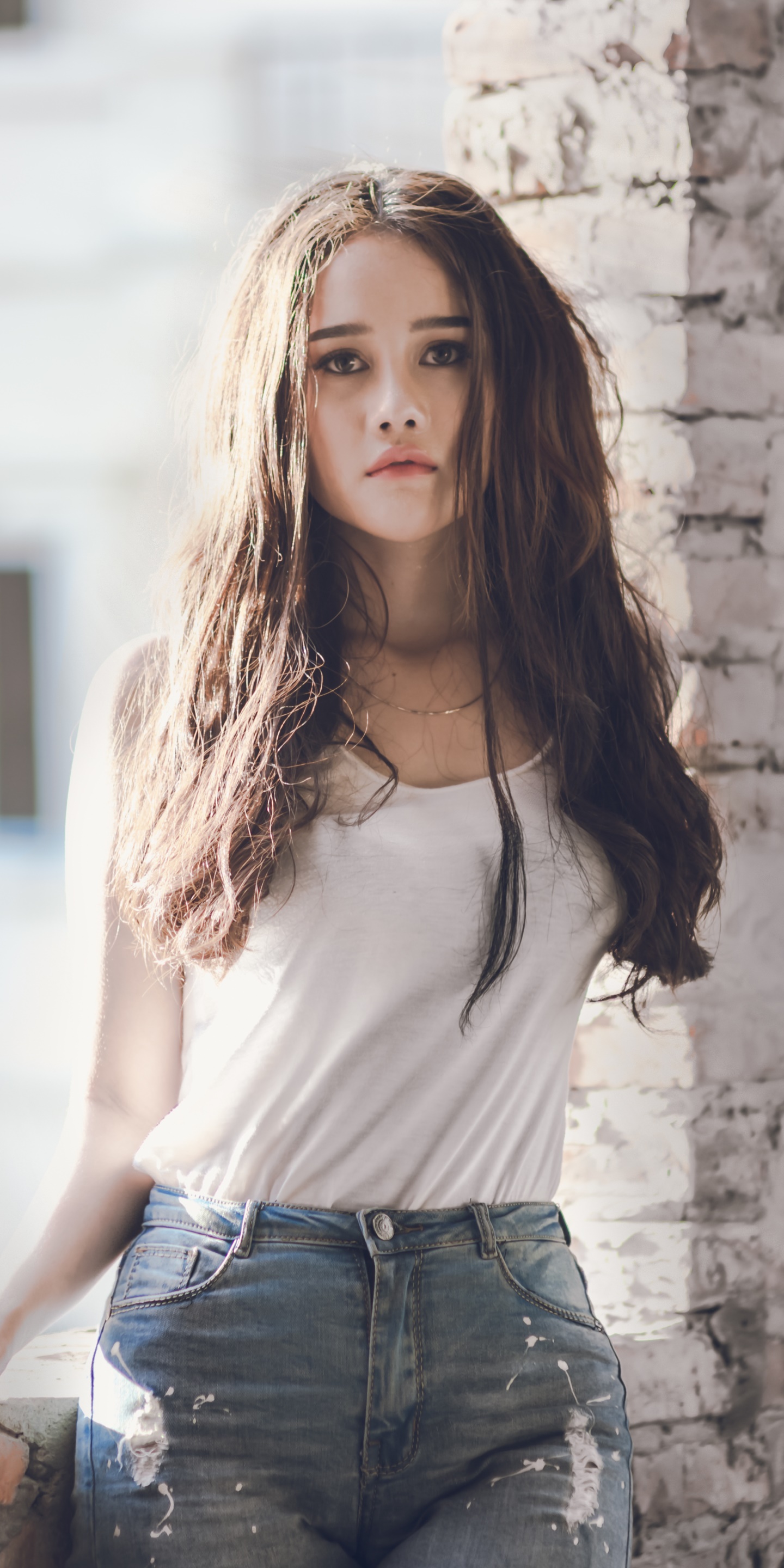 Women Model, Brunette, 1440x2880, Phone HD Wallpaper