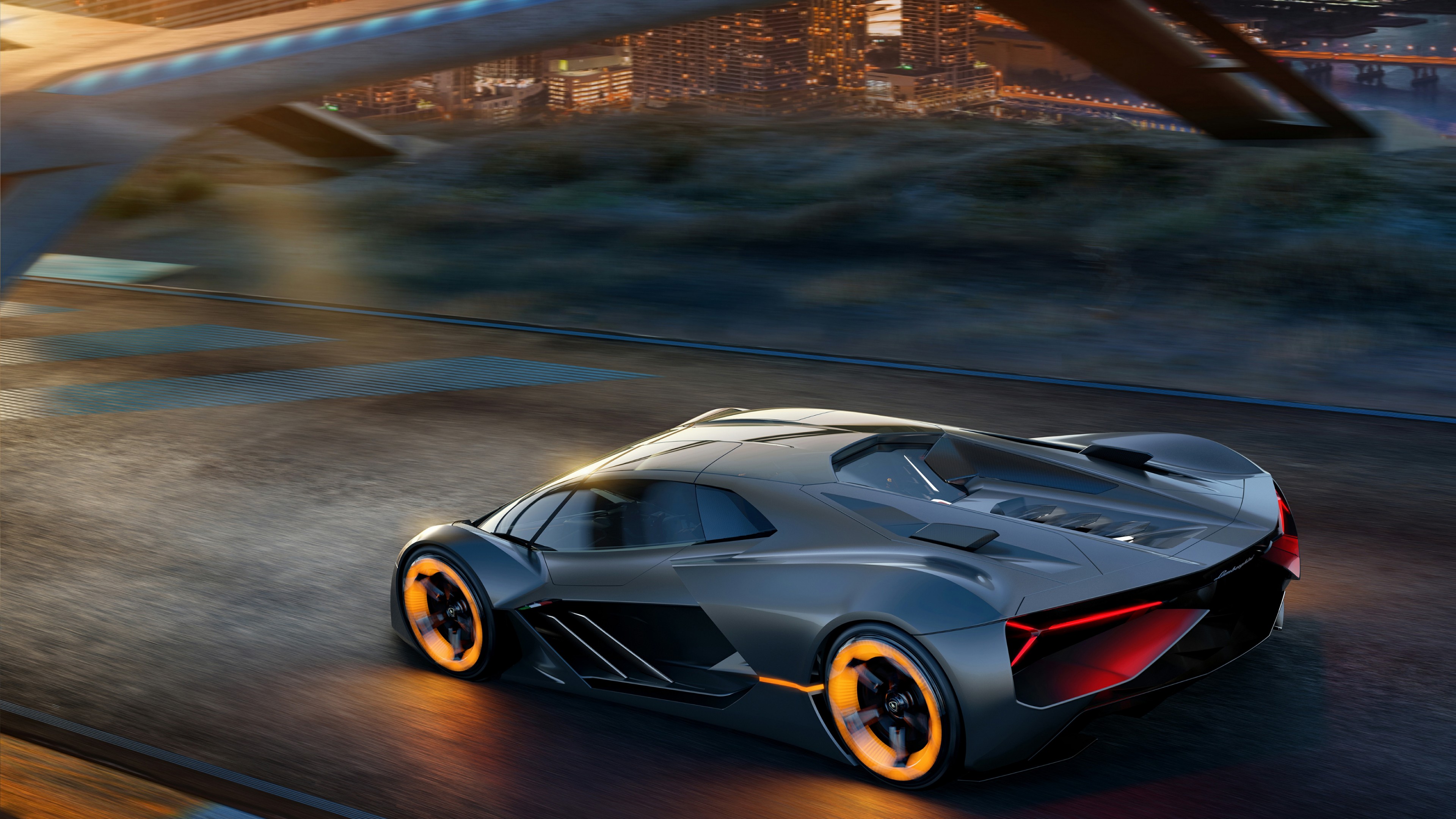 Lamborghini Terzo Millennio, supercar, 4k, HD Wallpaper