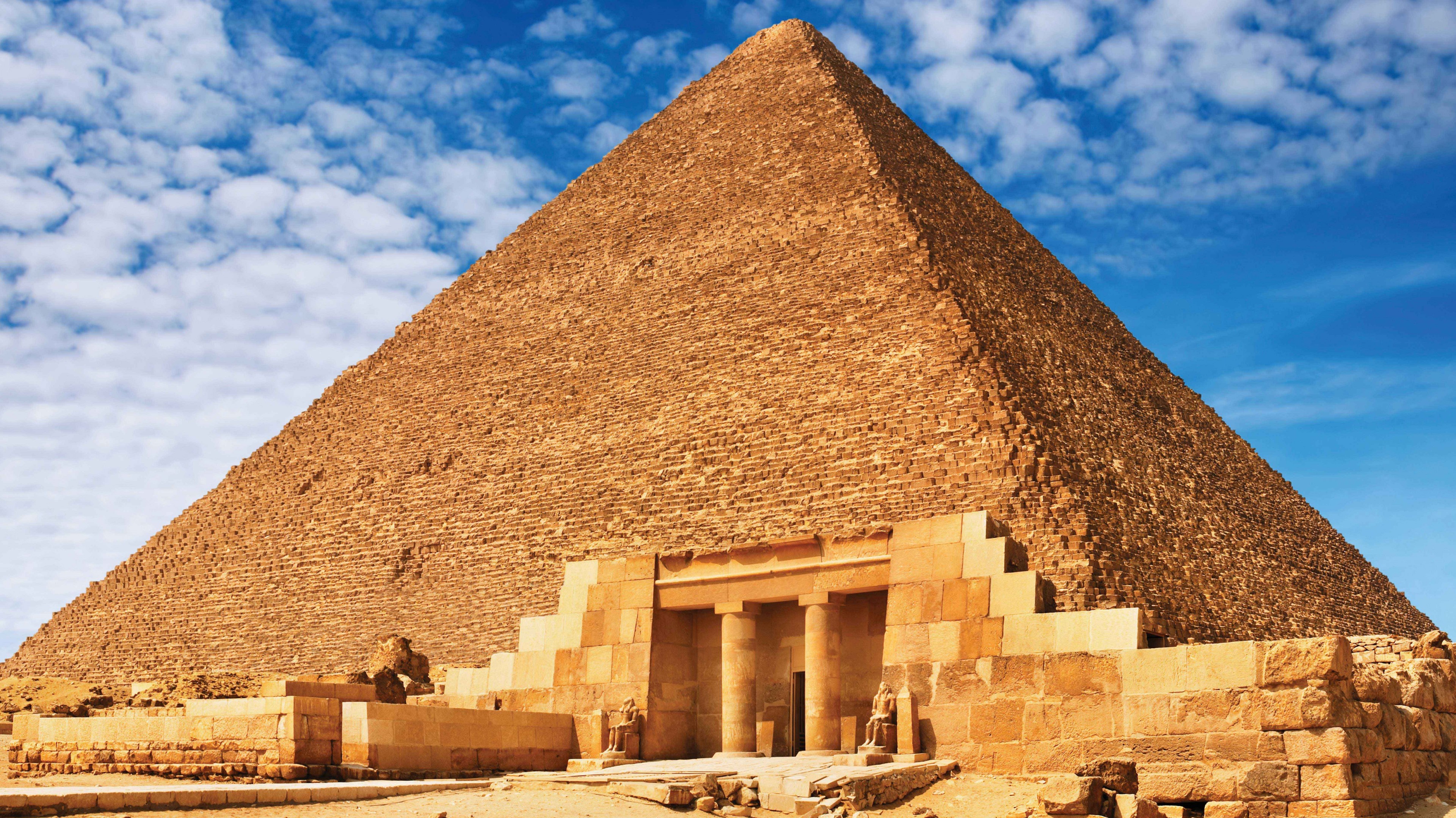 Egypt, pyramid, 4K, HD Wallpaper