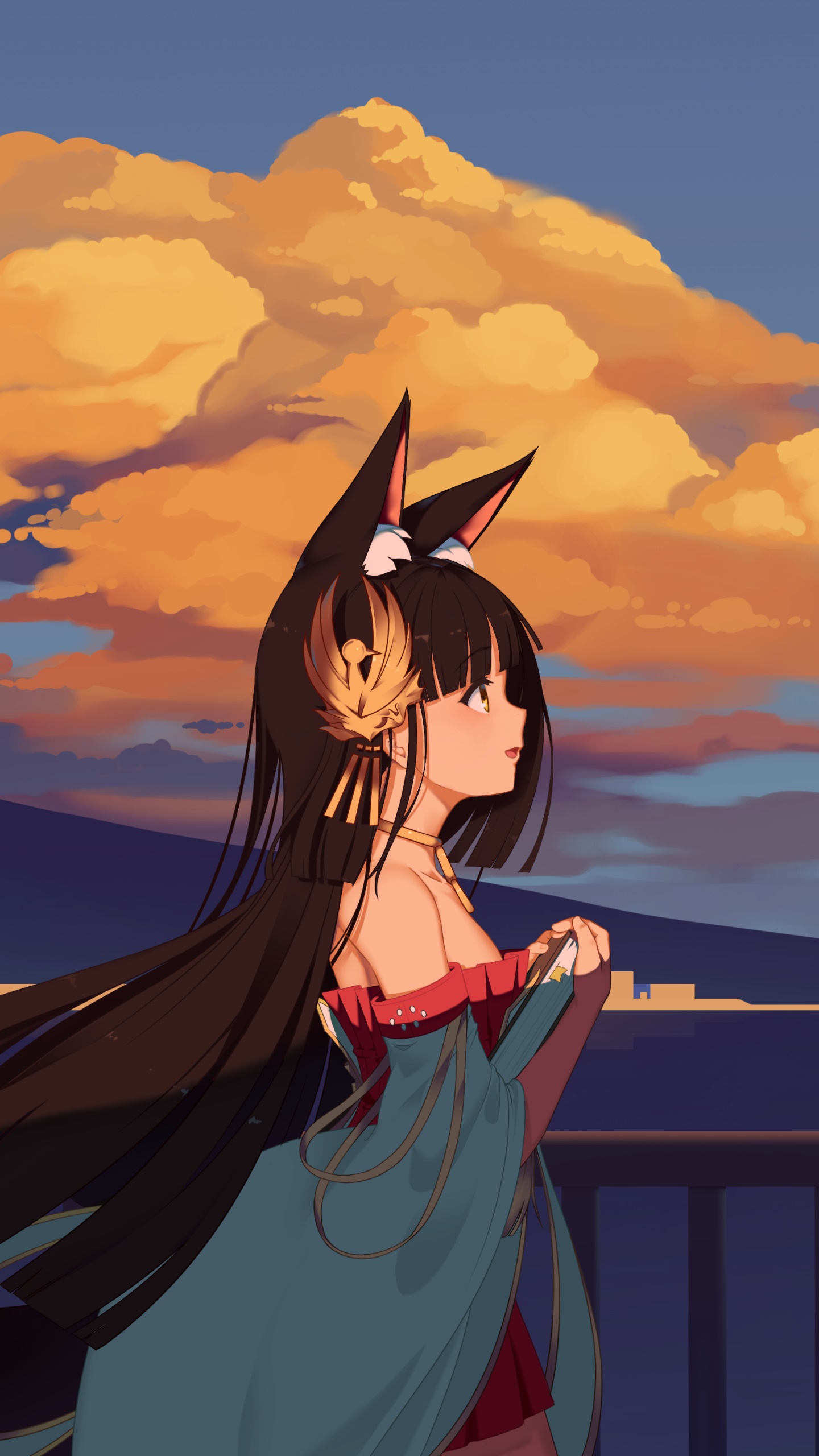 Anime Azur Lane, Nagato (Azur Lane), 1440x2560, Phone HD Wallpaper