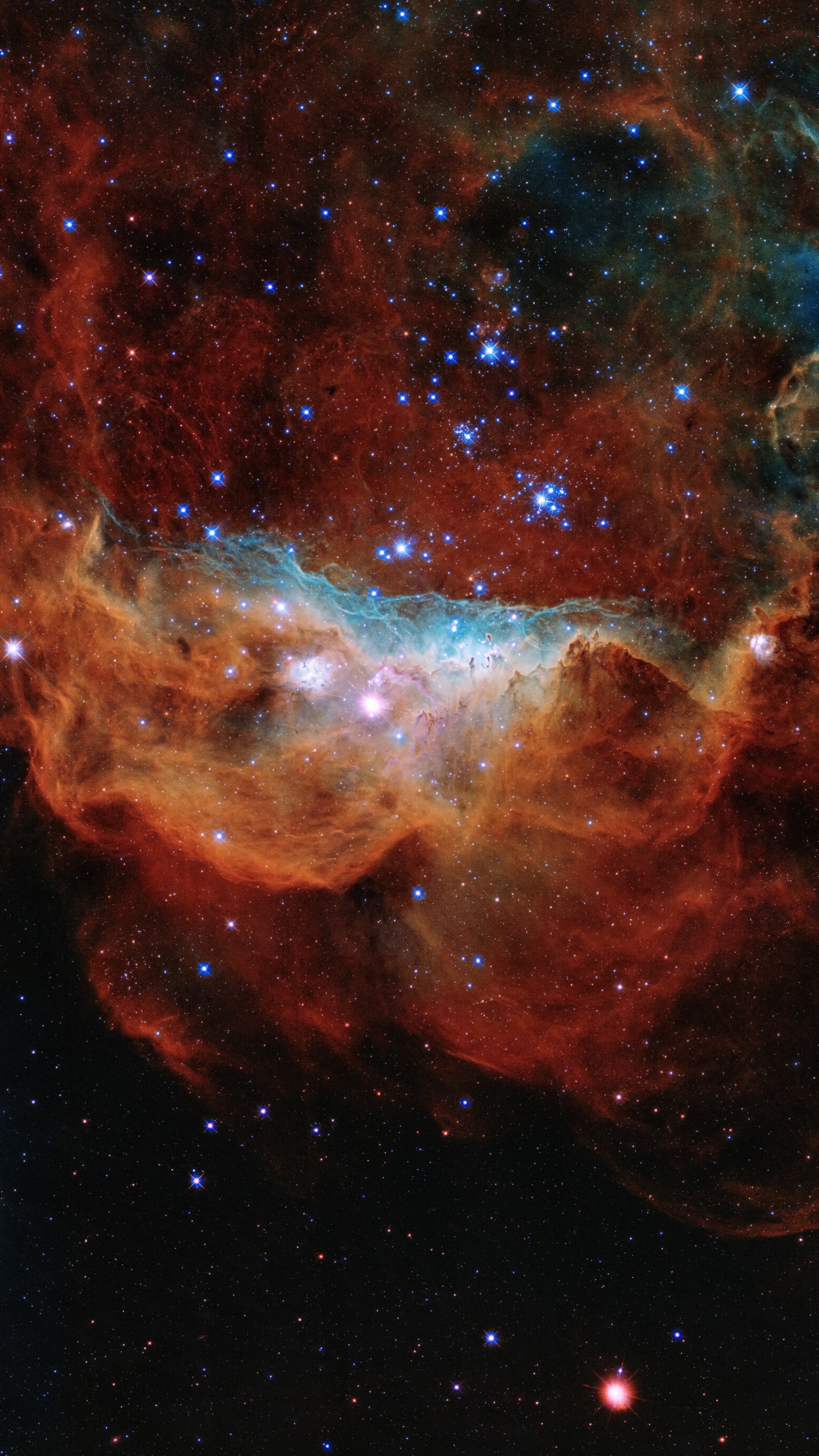 Sci Fi Nebula, Stars, Space, 1440x2560, Phone HD Wallpaper