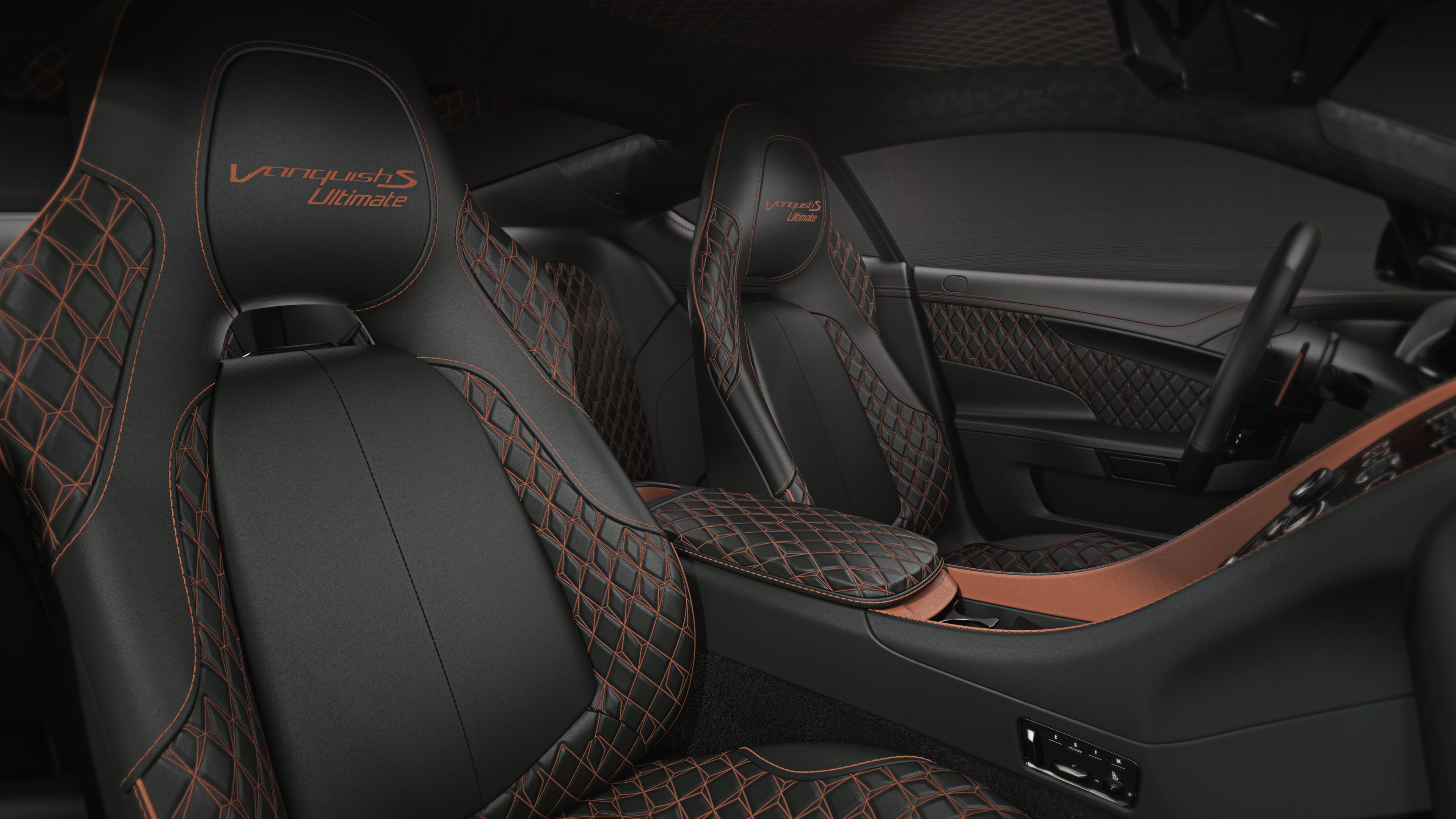 Aston Martin Vanquish S Ultimate, interior, 2018 Cars, 4k, HD Wallpaper