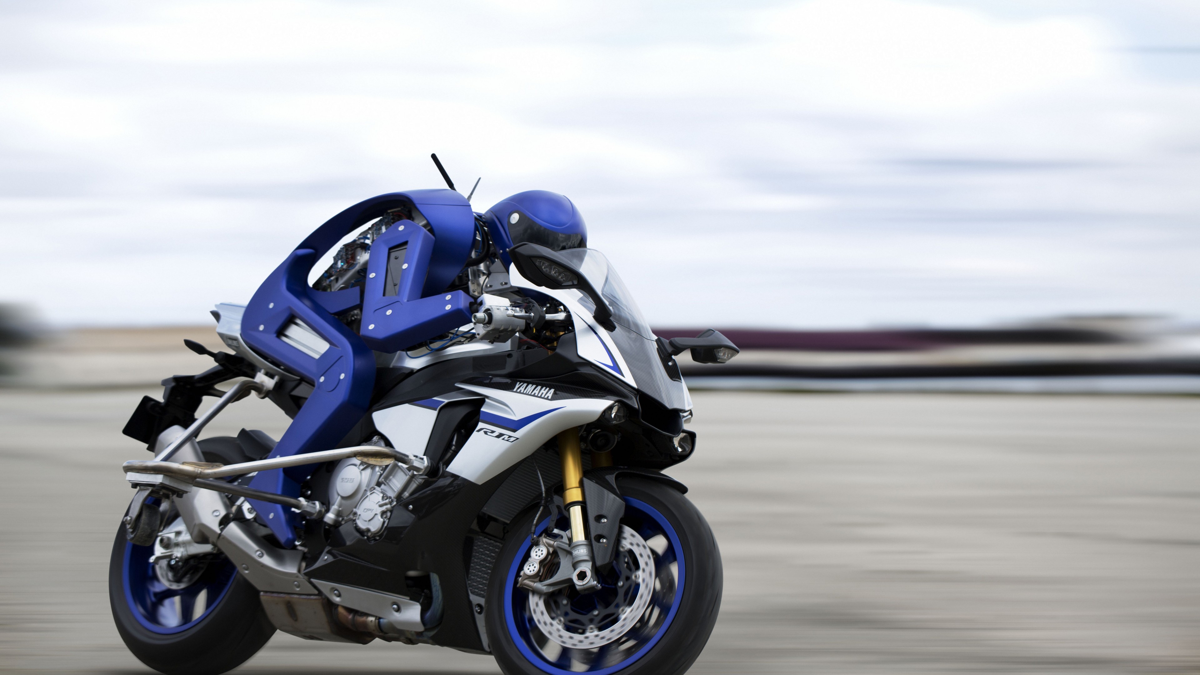 Yamaha Motobot, 4k, HD Wallpaper