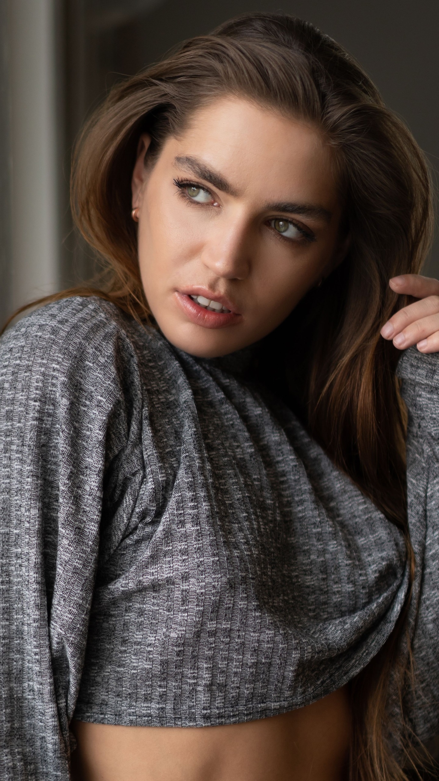 Women Model, Brunette, 1440x2560, Phone HD Wallpaper