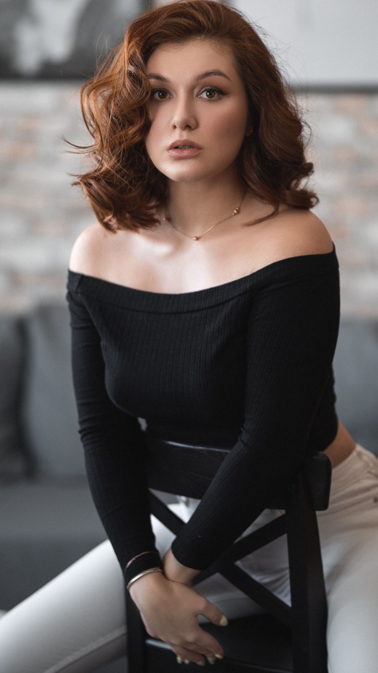 Women Model, Redhead, 1440x2560, Phone HD Wallpaper