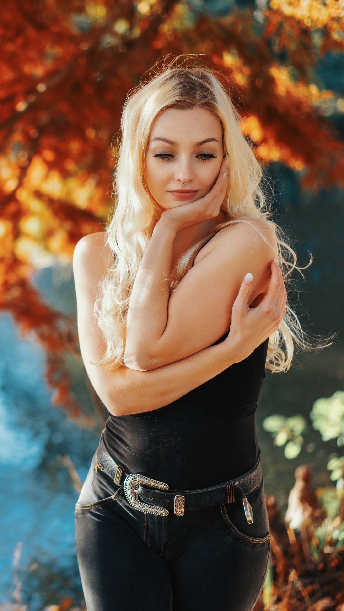 Women Model, Blonde, 1440x2560, Phone HD Wallpaper