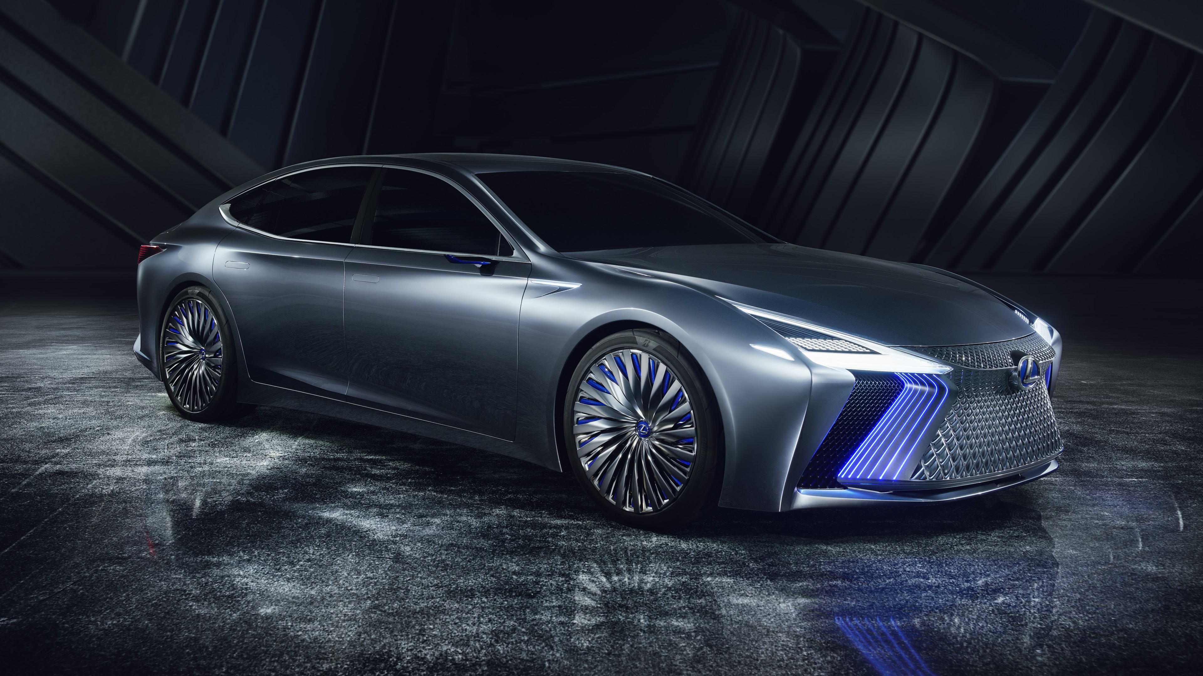 Lexus LS+, 4k, HD Wallpaper