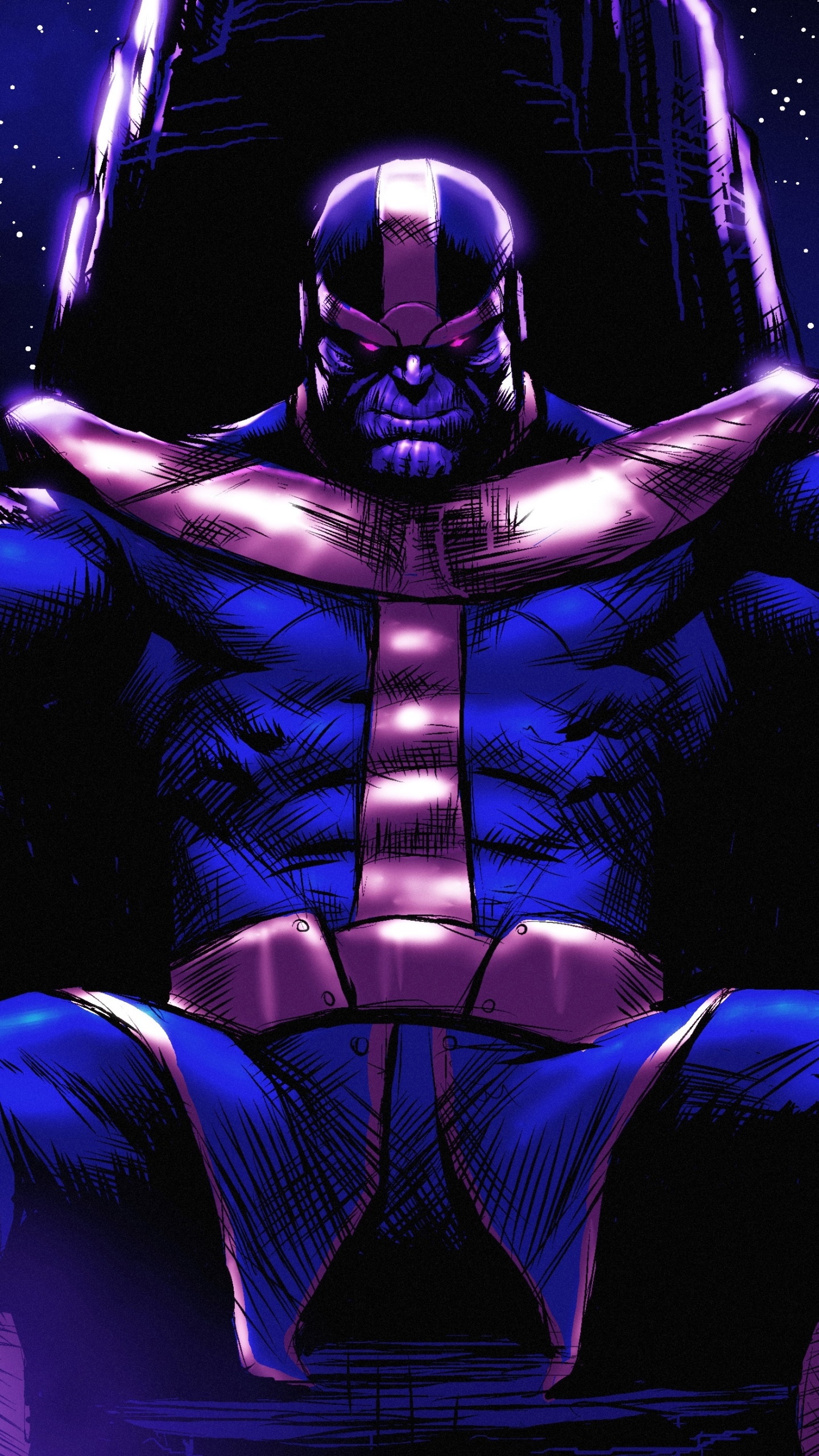 Comics Thanos, Infinity Gauntlet, 1440x2560, Phone HD Wallpaper