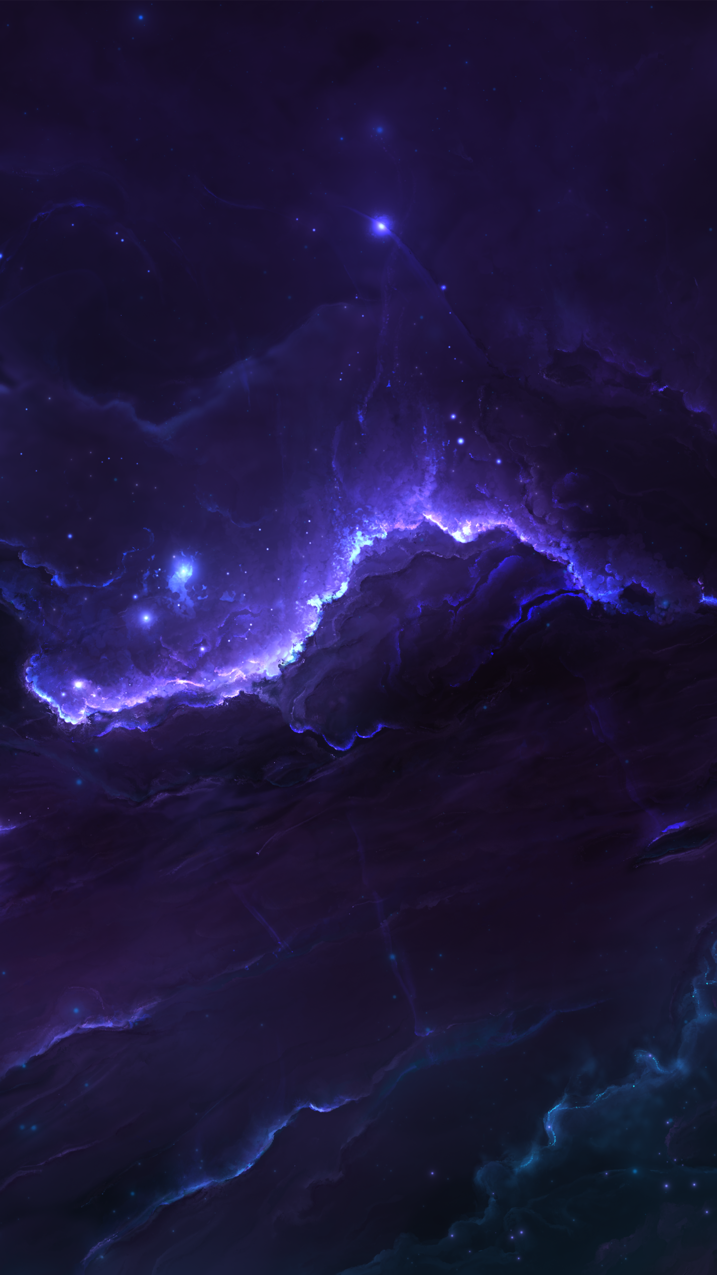 Sci Fi Nebula, Cosmos, Stars, Space, 1440x2560, Phone HD Wallpaper