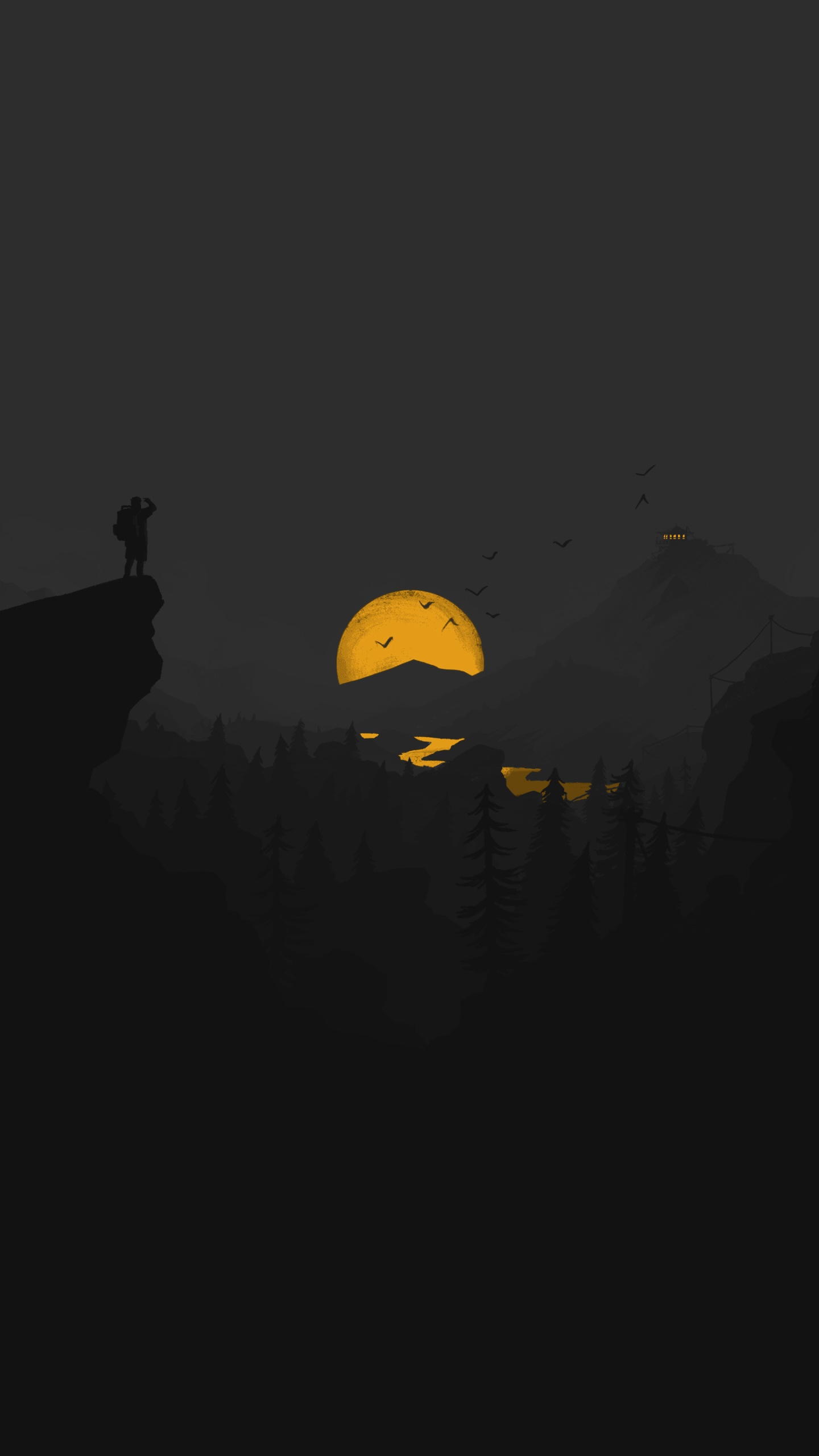 Video Game Firewatch, 1440x2560, Phone HD Wallpaper