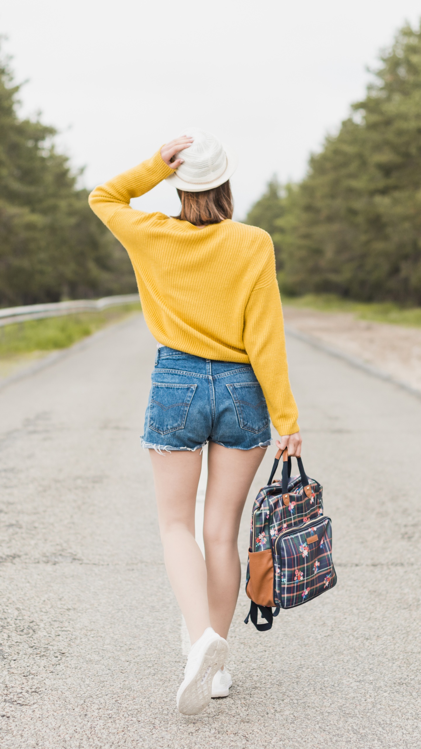 Women Model, Rear, 1440x2560, Phone HD Wallpaper