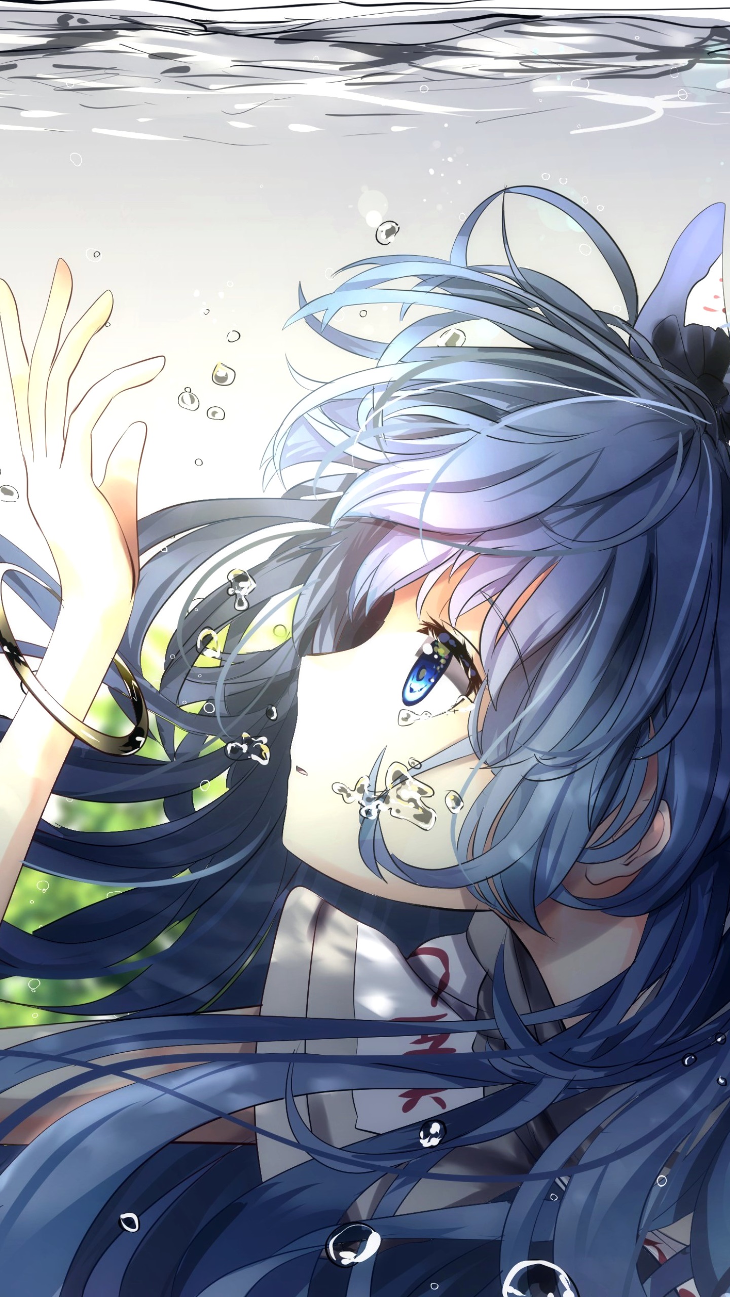Anime Touhou, Shion Yorigami, 1440x2560, Phone HD Wallpaper