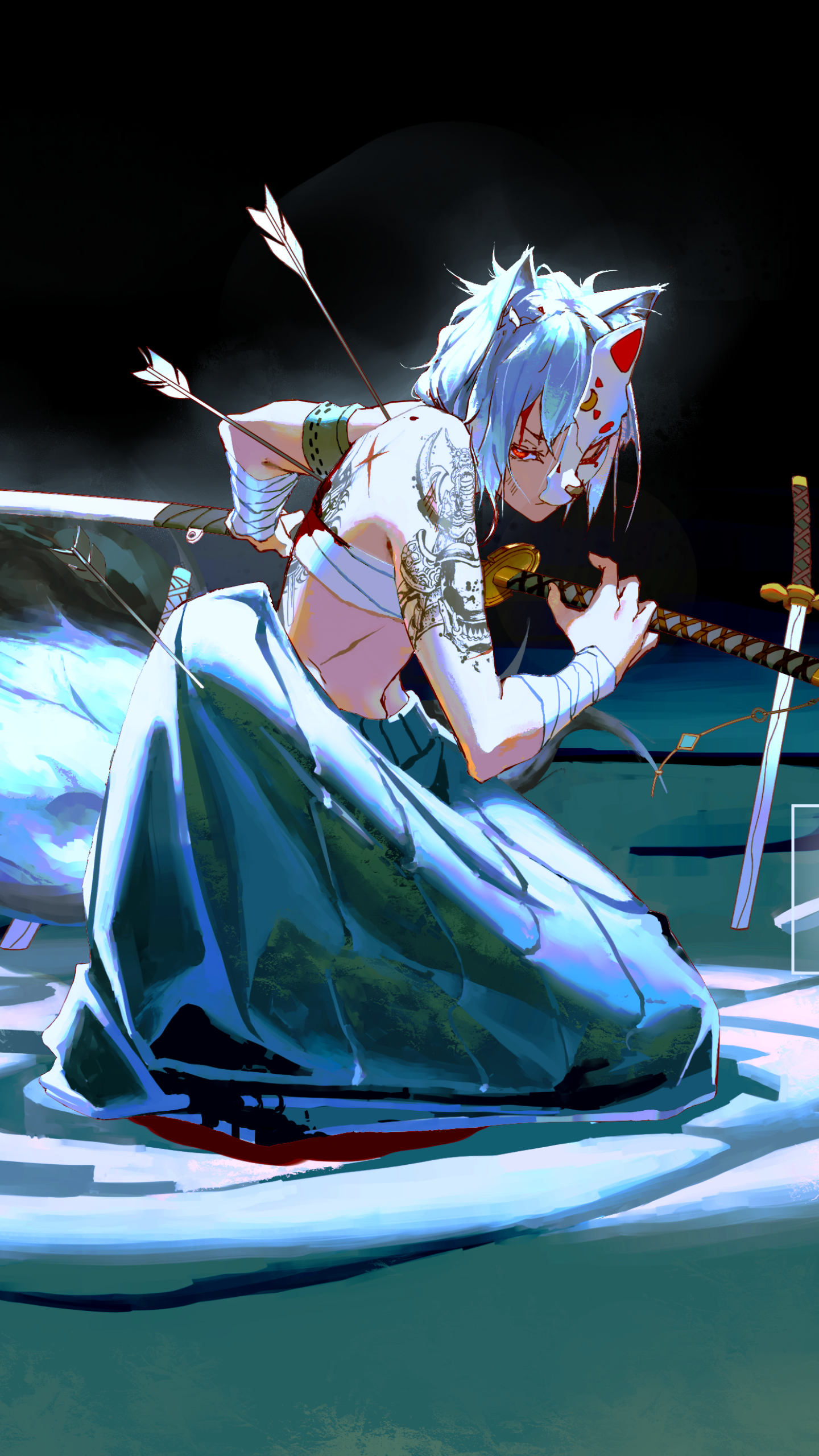 Anime Touhou, Momiji Inubashiri, 1440x2560, Phone HD Wallpaper