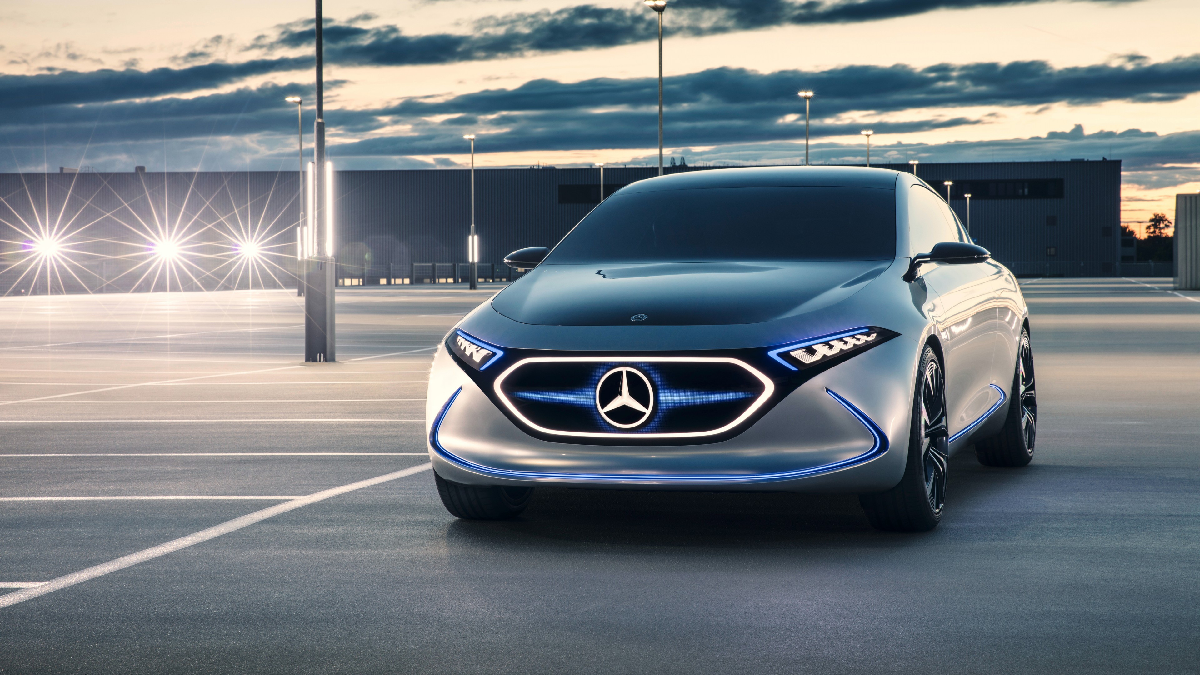 Mercedes-Benz Concept EQ, electric car, 4k, HD Wallpaper