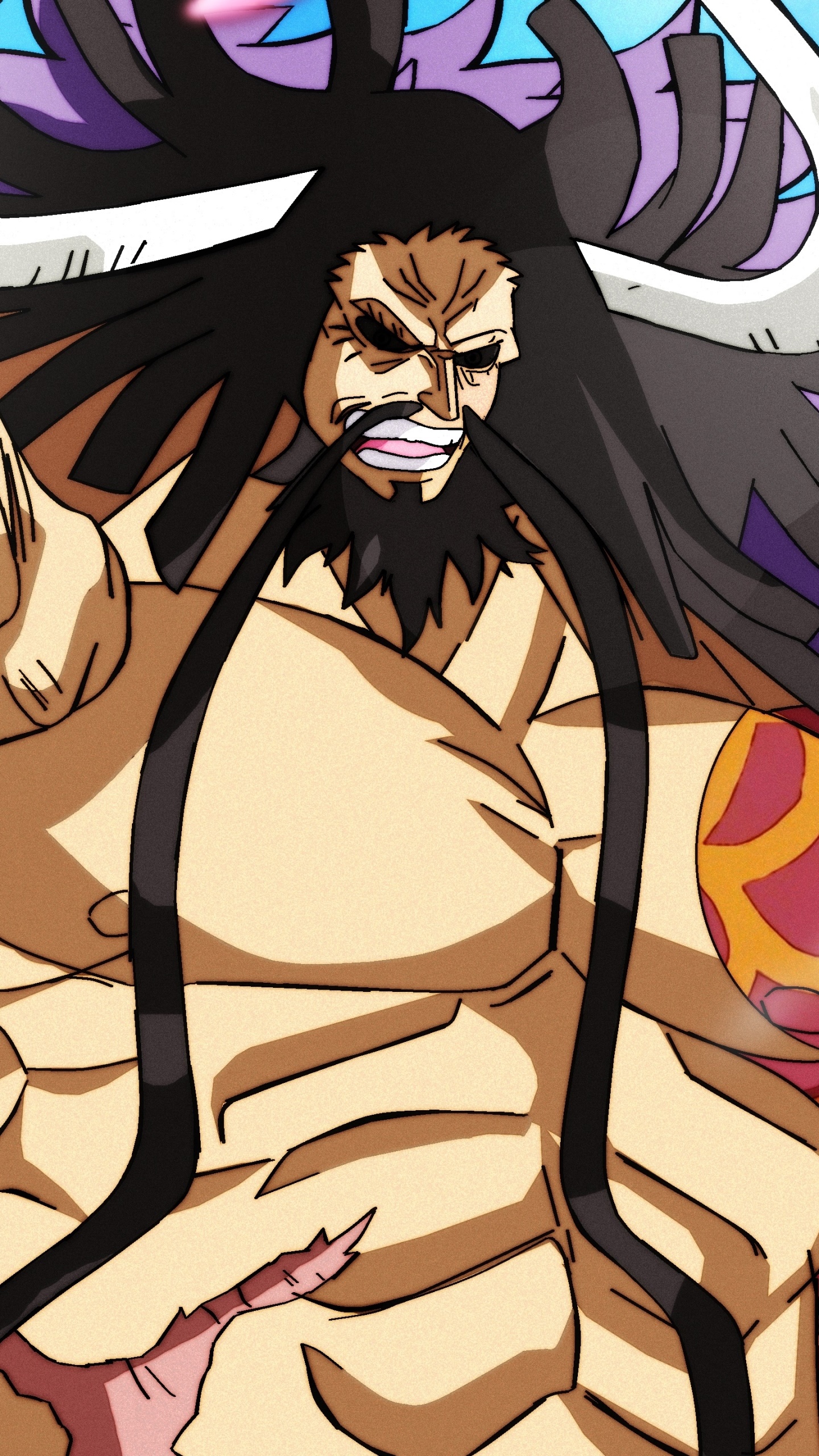 Anime One Piece, Kaido (One Piece), 1440x2560, Phone HD Wallpaper