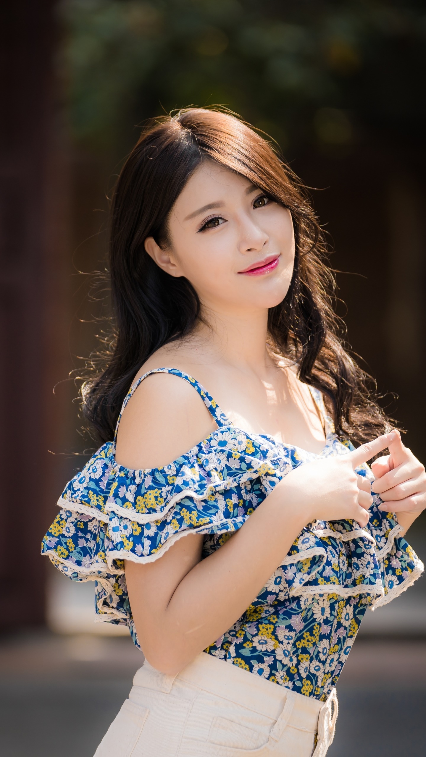 Women Model, Black Hair, Asian, Long Hair, 1440x2560, Phone HD Wallpaper