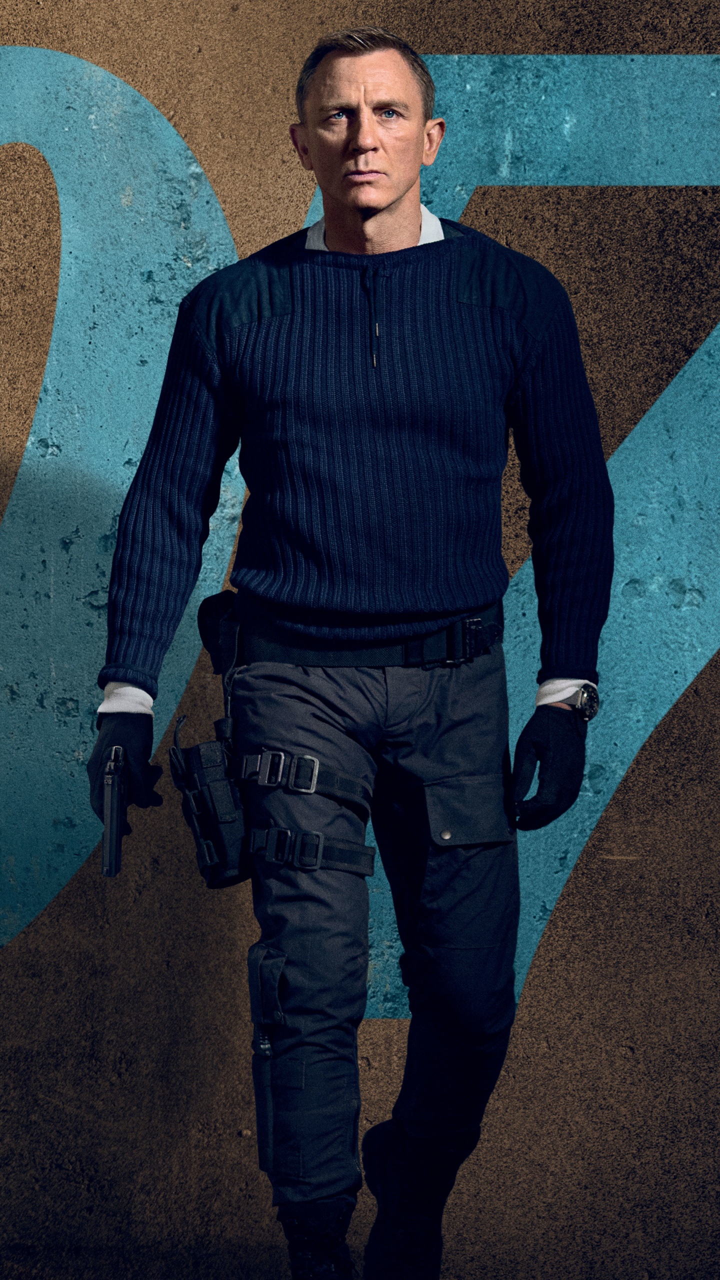 Movie No Time to Die, Daniel Craig, James Bond, 1440x2560, Phone HD Wallpaper