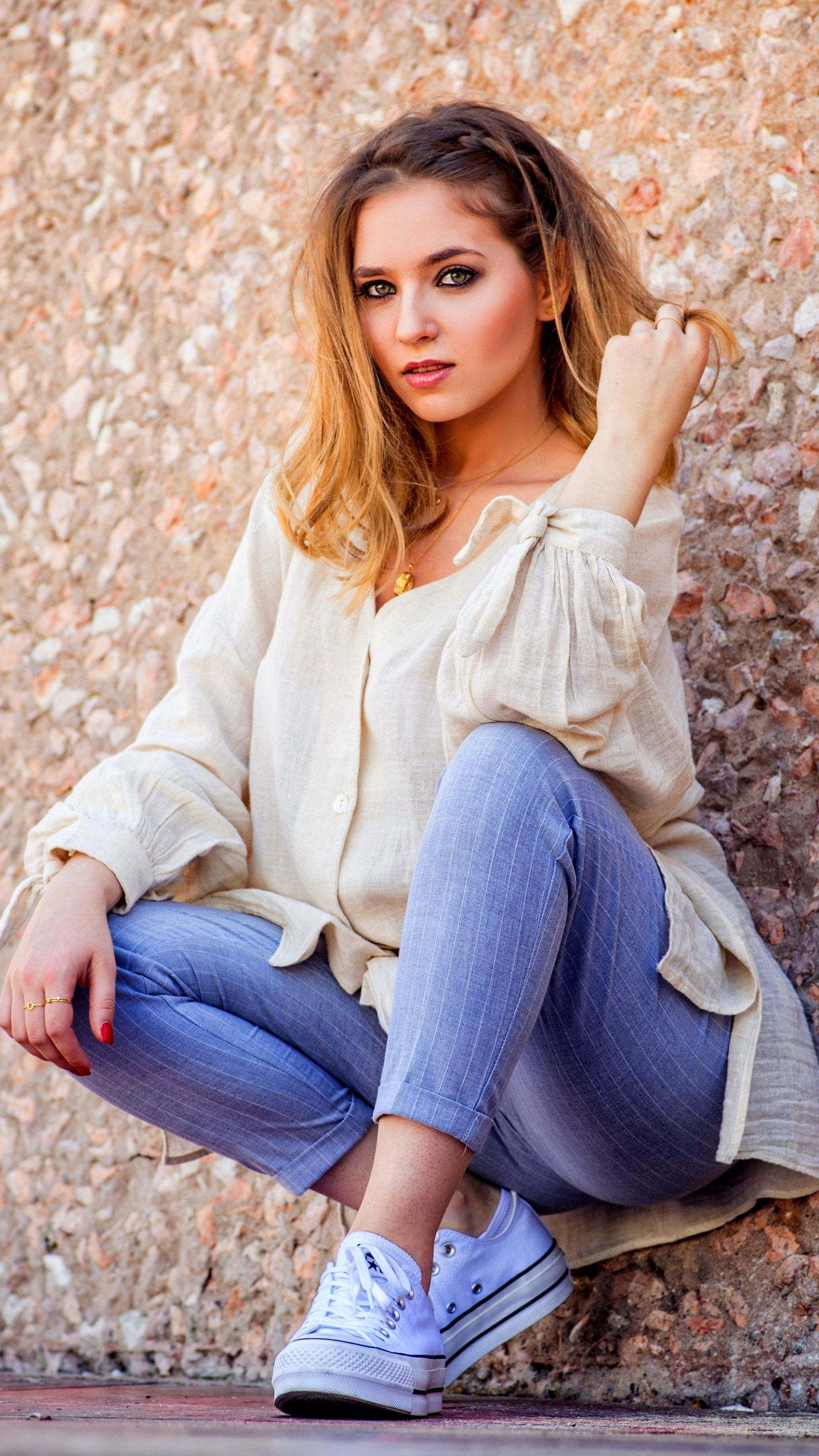 Women Model, Blonde, 1440x2560, Phone HD Wallpaper