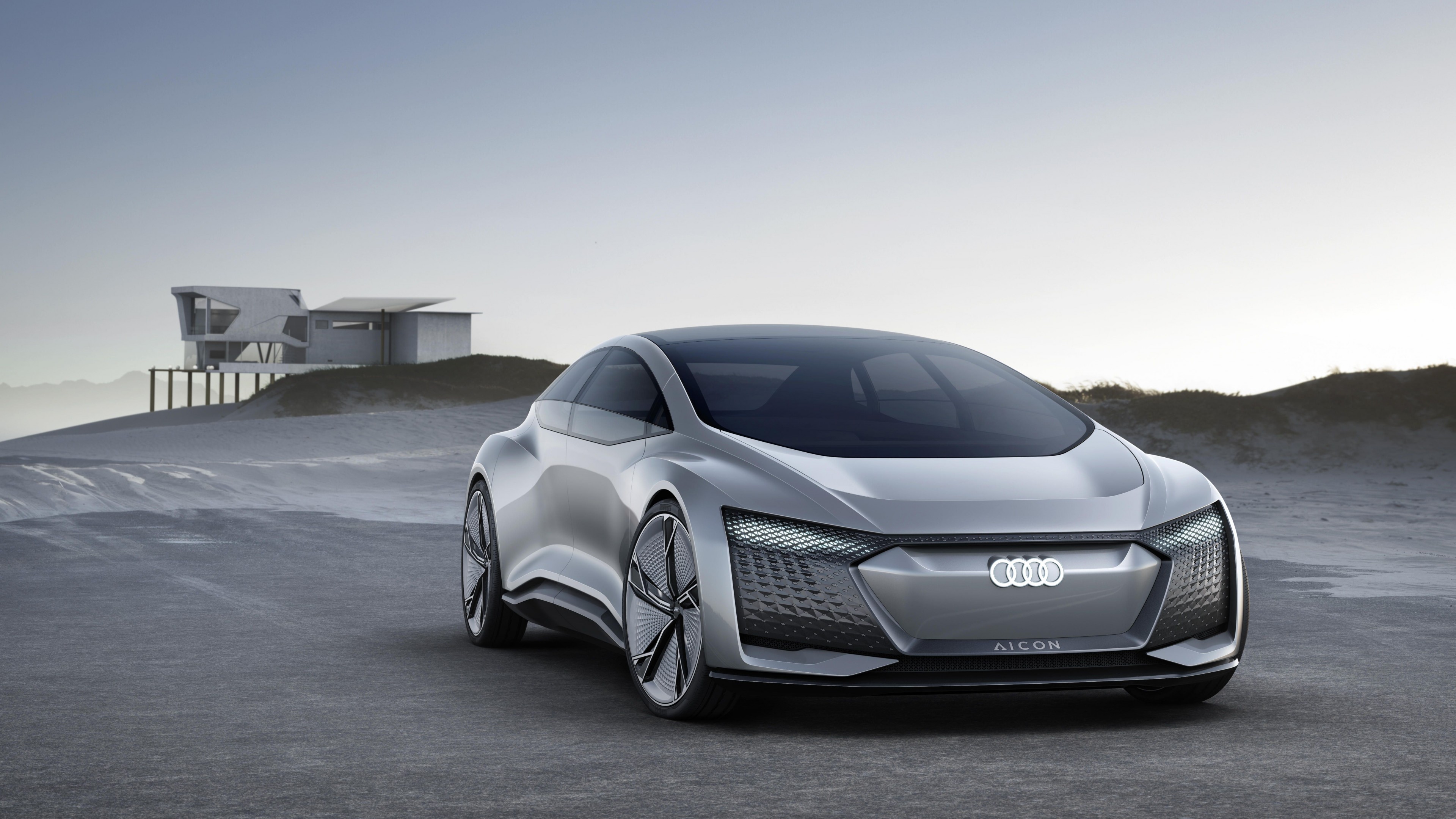 Audi Aicon, electric car, 4K, HD Wallpaper