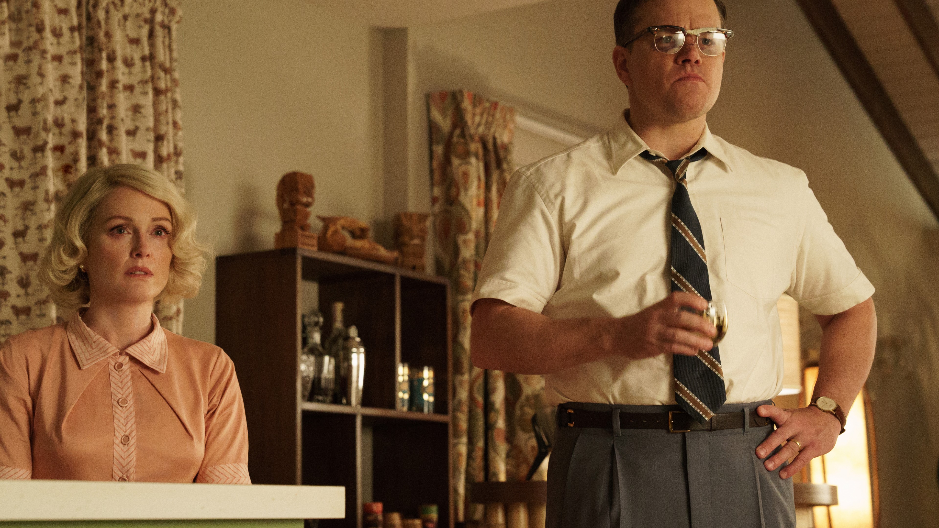 Suburbicon, Matt Damon, Julianne Moore, 4k, HD Wallpaper