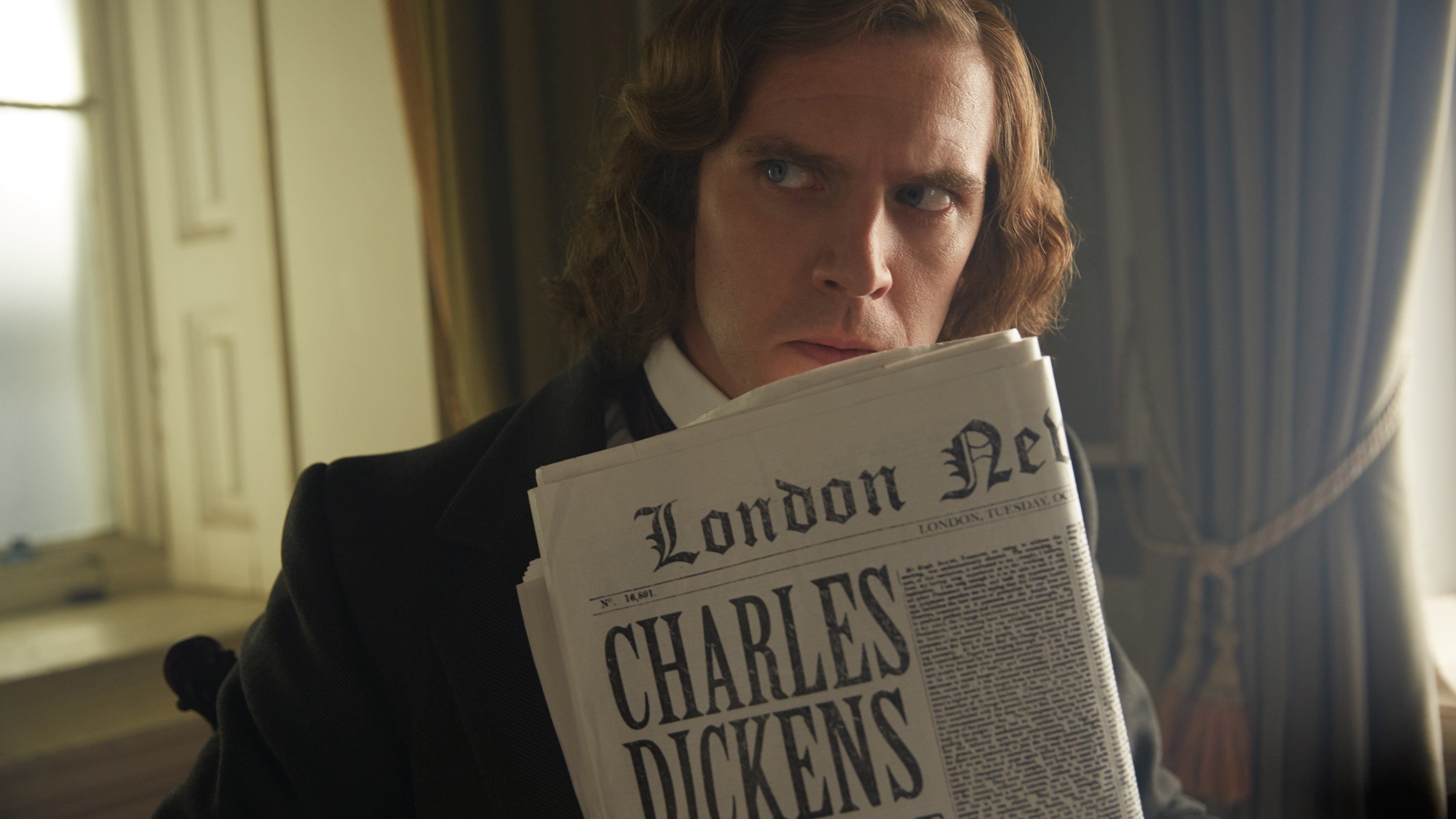 The Man Who Invented Christmas, Dan Stevens, 4K, HD Wallpaper