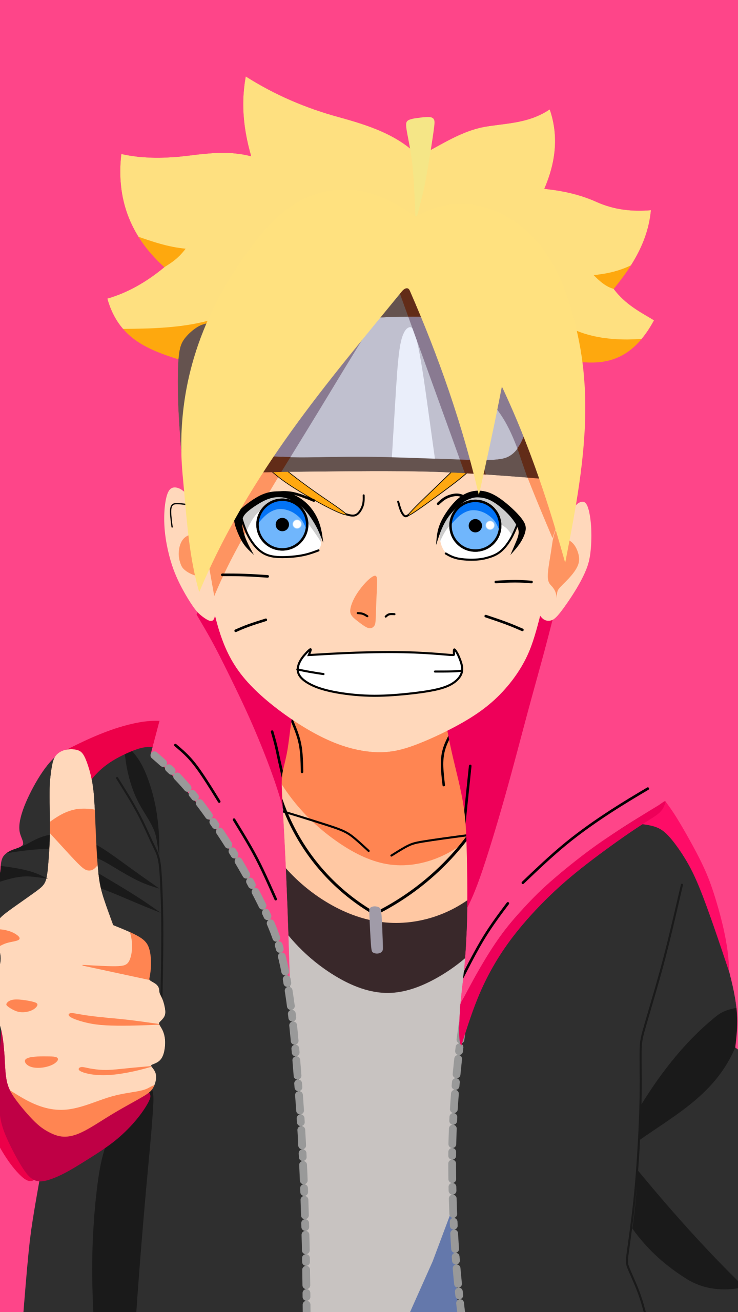 Anime Boruto, Minimalist, Boruto Uzumaki, 1440x2560, Phone HD Wallpaper