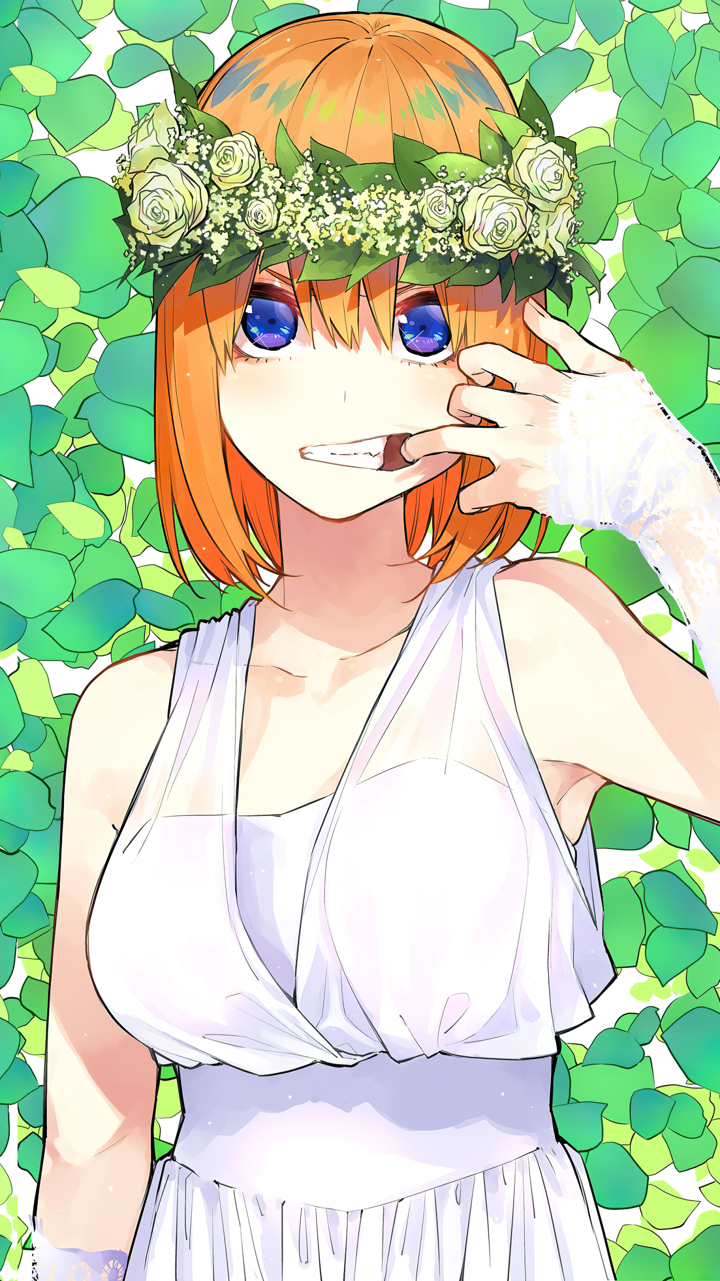 Anime The Quintessential Quintuplets, 5-Toubun No Hanayome, Yotsuba Nakano, 1440x2560, Phone HD Wallpaper