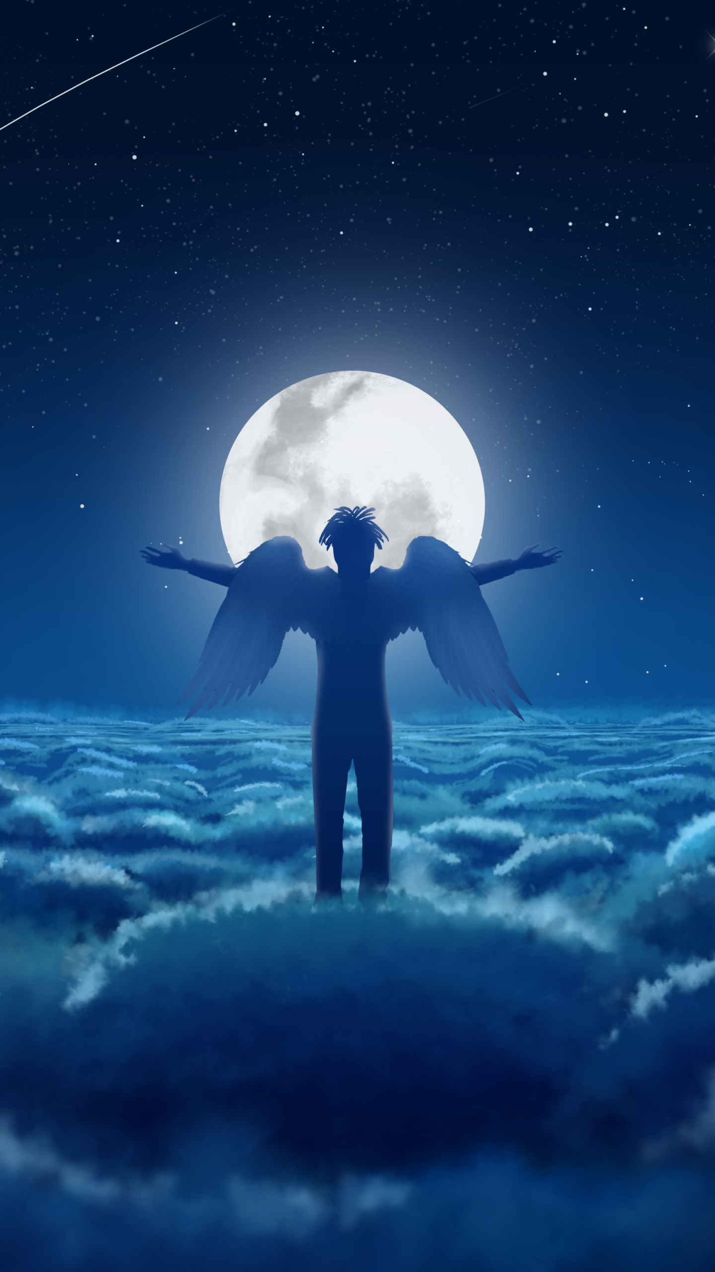 Anime Angel, 1440x2560, Phone HD Wallpaper