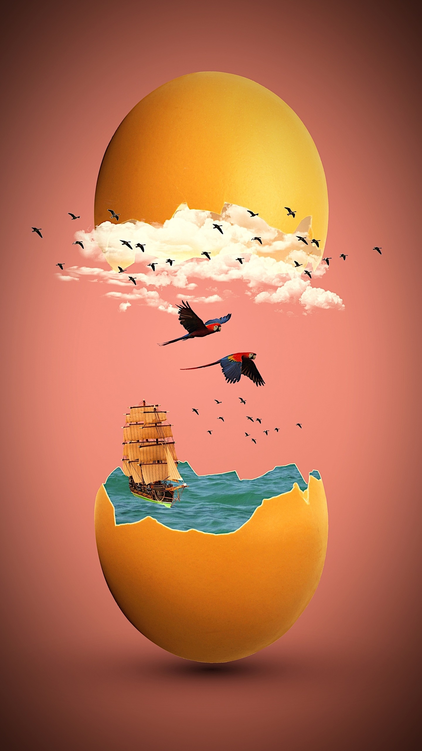 Artistic Minimalist, 1440x2560, Phone HD Wallpaper