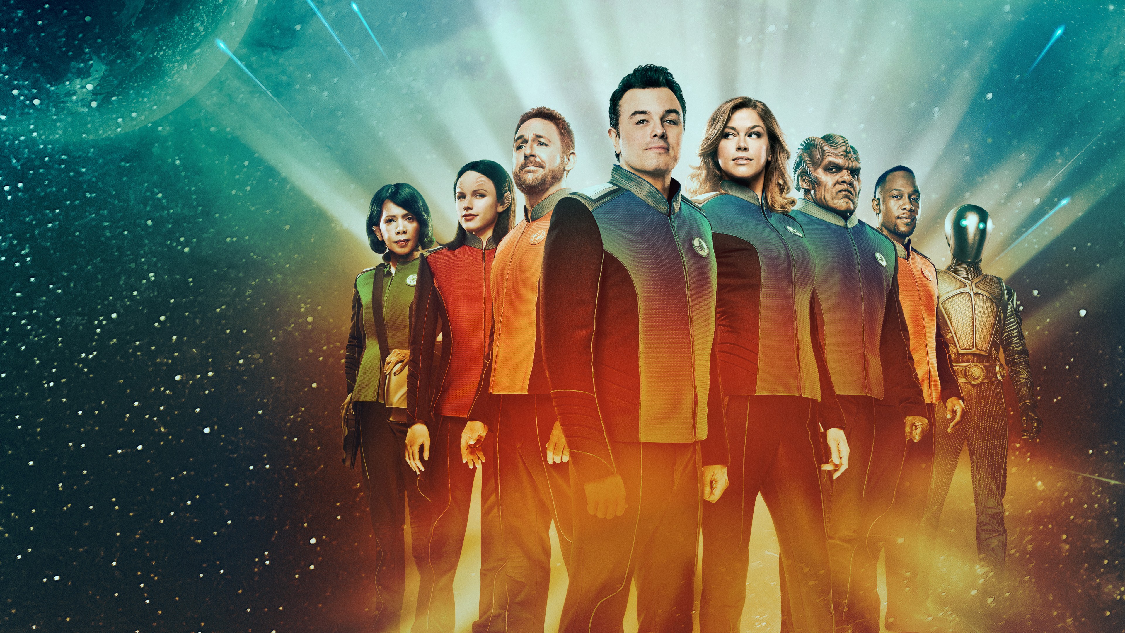 The Orville Season 1, Seth MacFarlane, Adrianne Palicki, Scott Grimes, TV Series, 4K, HD Wallpaper