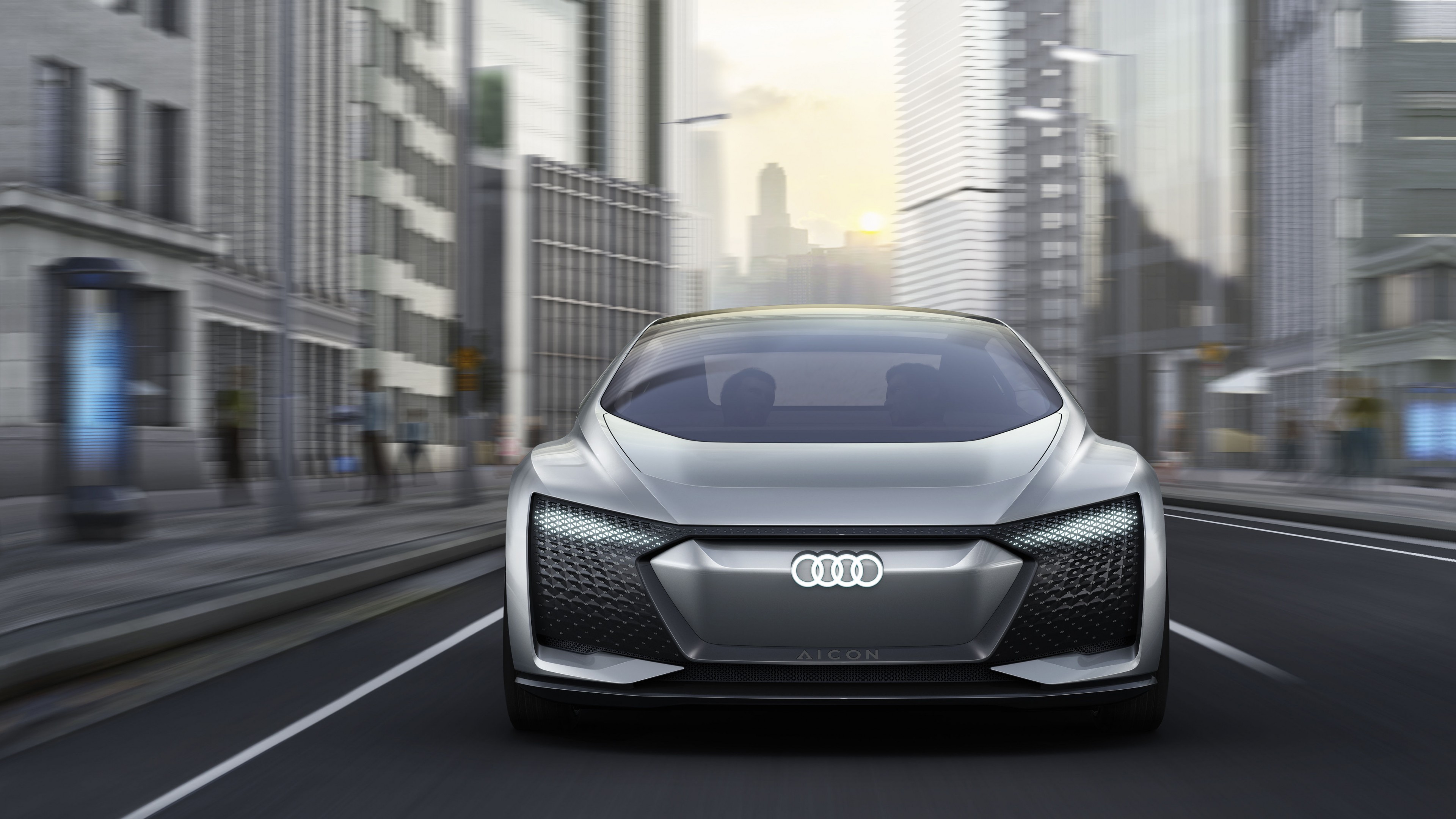 Audi Aicon, electric car, 4k, HD Wallpaper