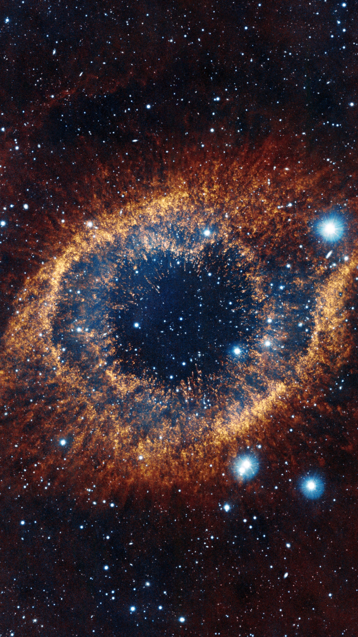Sci Fi Nebula, Helix Nebula, Space, Stars, 1440x2560, Phone HD Wallpaper