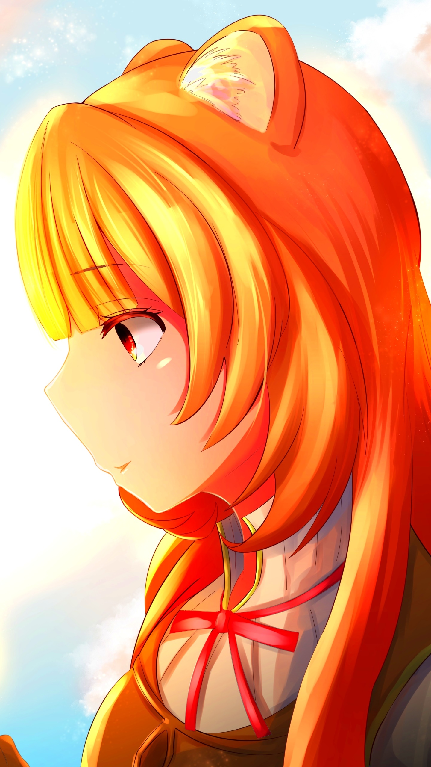 Anime The Rising of the Shield Hero, Raphtalia (The Rising Of The Shield Hero), 1440x2560, Phone HD Wallpaper