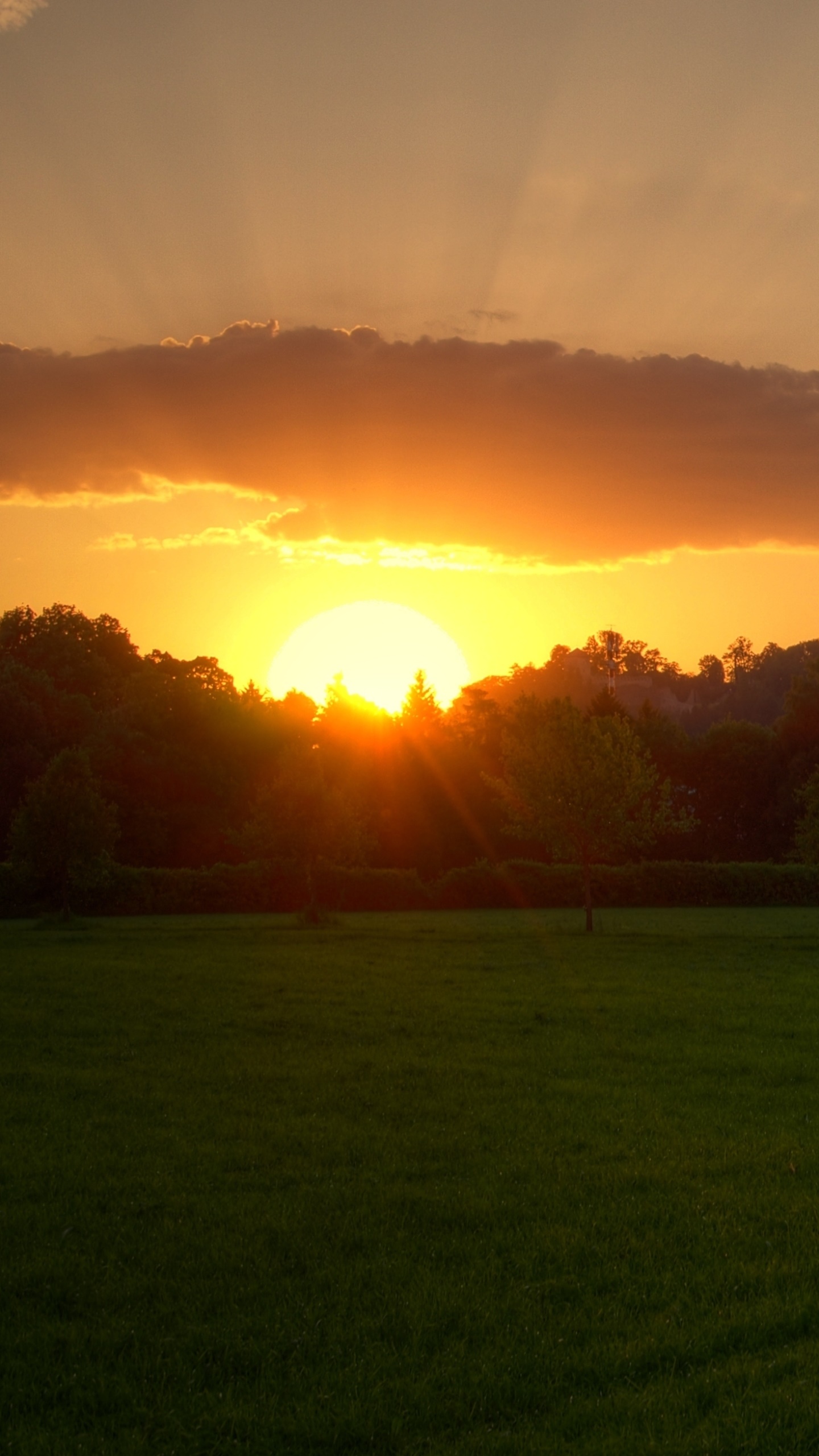 Earth Sunset, 1440x2560, Phone HD Wallpaper