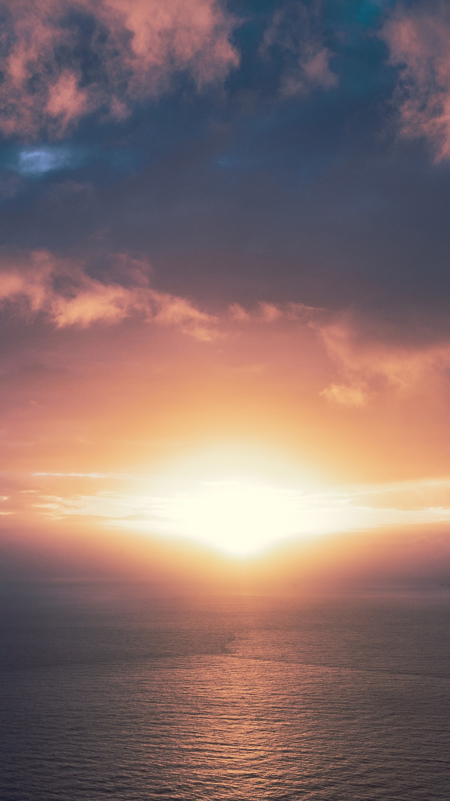 Earth Sunset, Horizon, 1440x2560, Phone HD Wallpaper