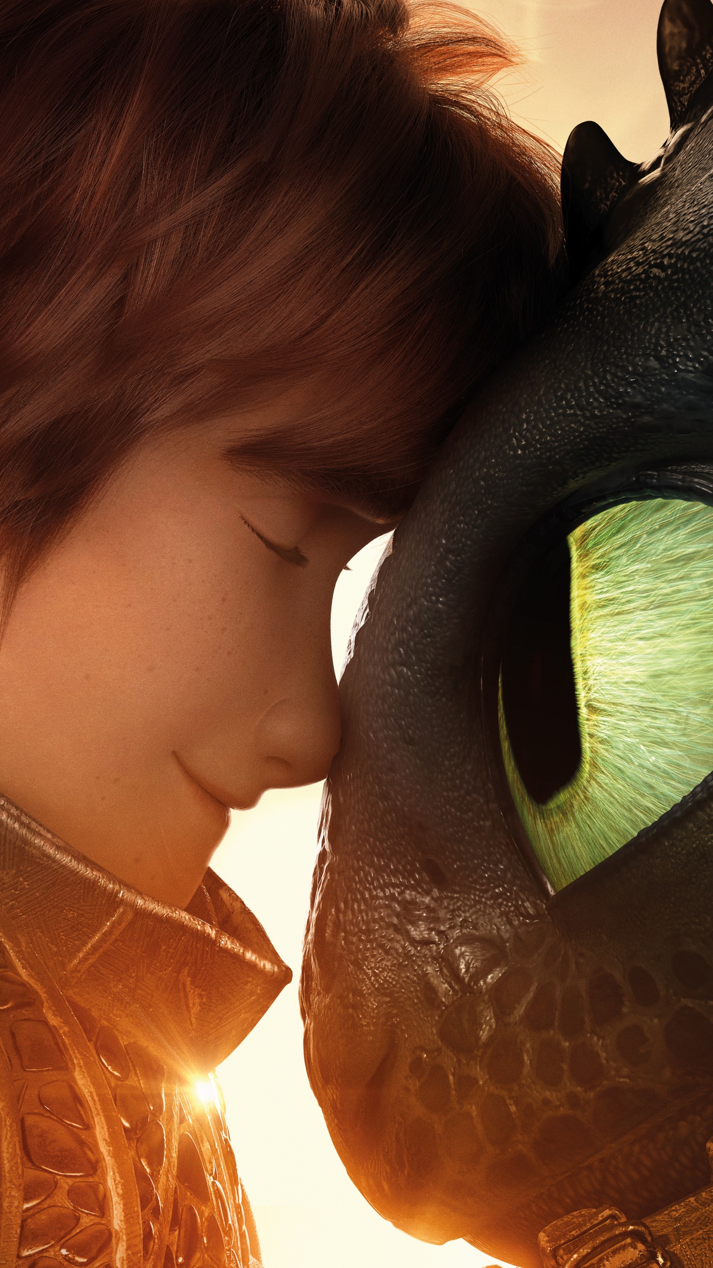 Movie How to Train Your Dragon: The Hidden World, Hiccup (How To Train Your Dragon), Toothless (How To Train Your Dragon), 1440x2560, Phone HD Wallpaper