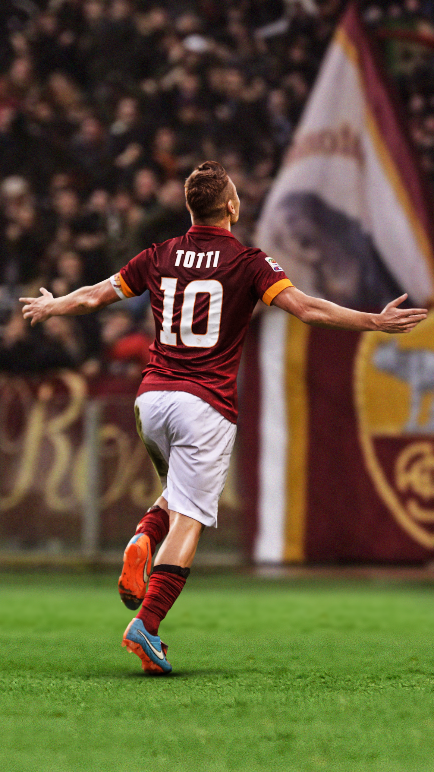Sports Francesco Totti, Italian, A.S. Roma, 1440x2560, Phone HD Wallpaper