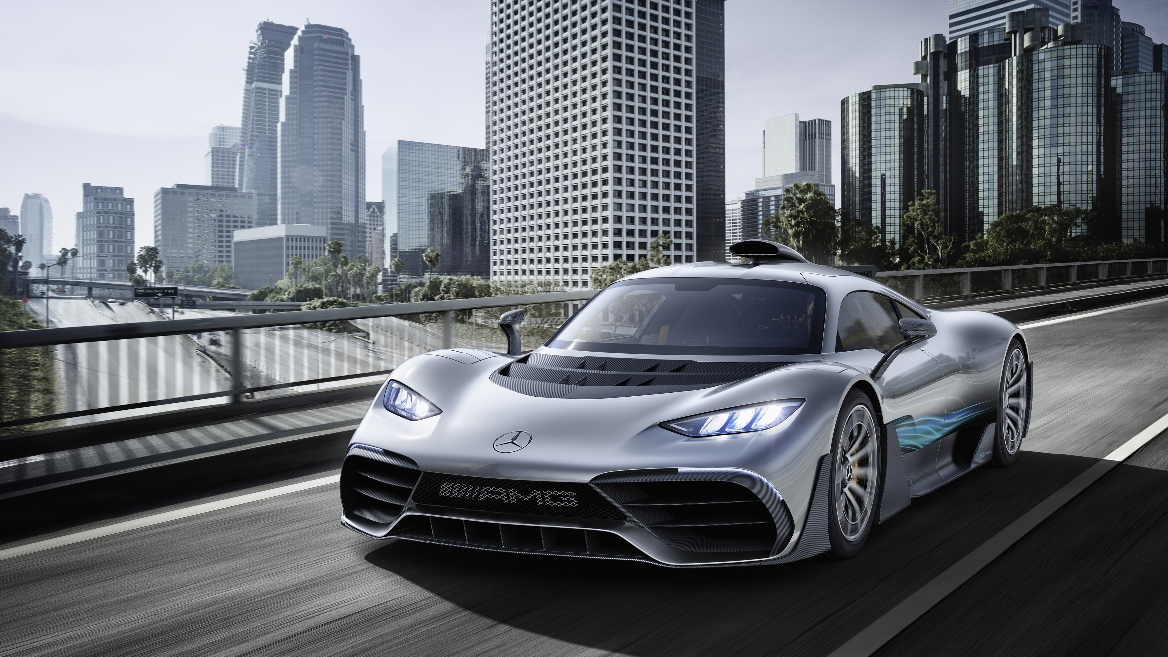 Mercedes-AMG Project One, hypercar, 4k, HD Wallpaper