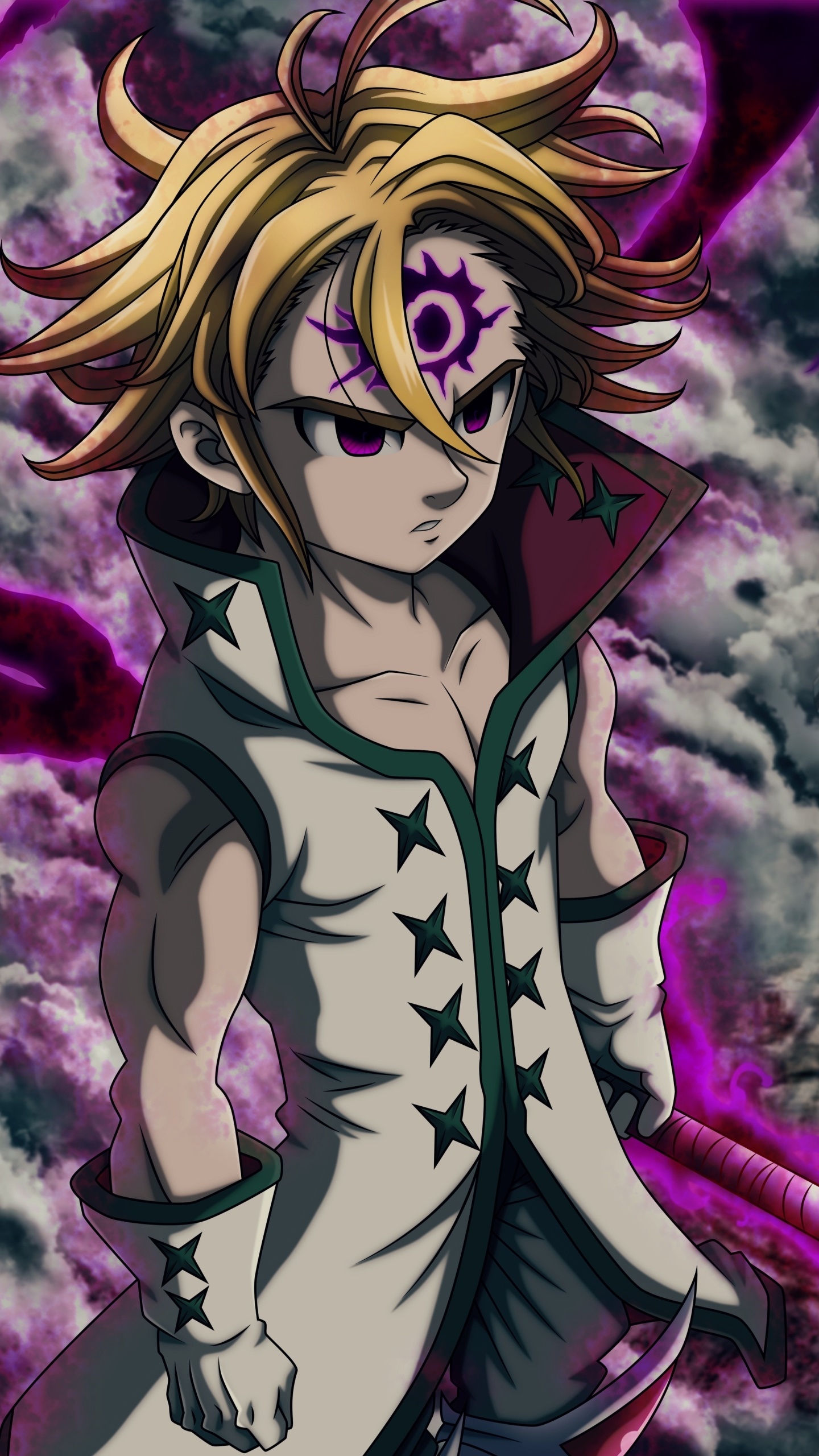 Anime The Seven Deadly Sins, Meliodas (The Seven Deadly Sins), 1440x2560, Phone HD Wallpaper
