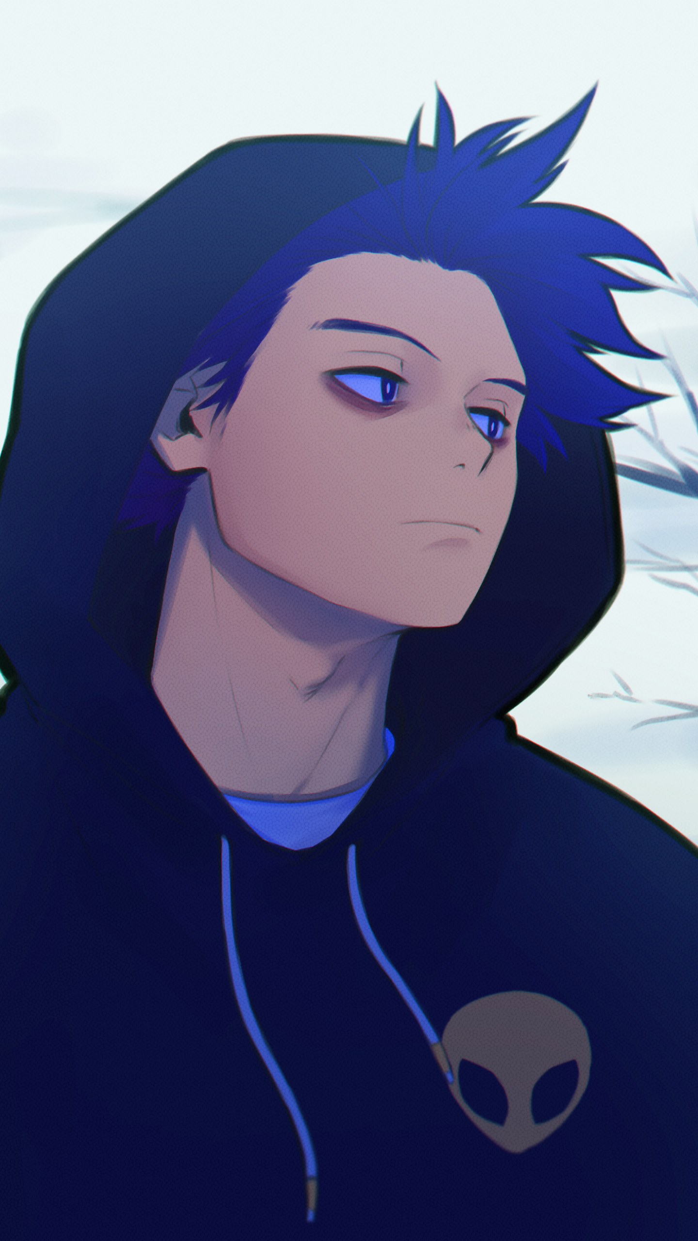 Anime My Hero Academia, Hood, Hitoshi Shinso, 1440x2560, Phone HD Wallpaper