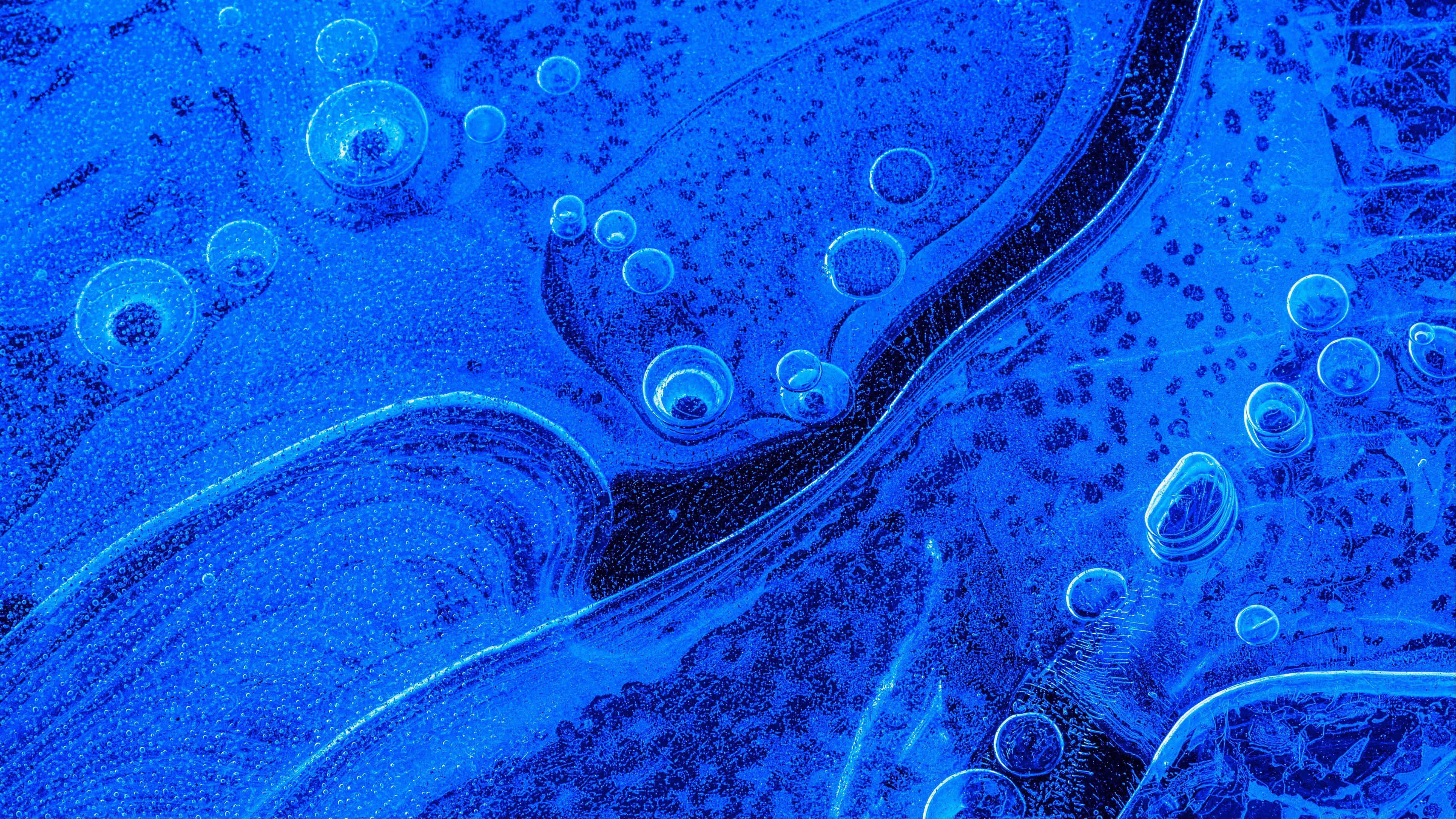 abstraction, circle, spots, bubble, 4k, HD Wallpaper